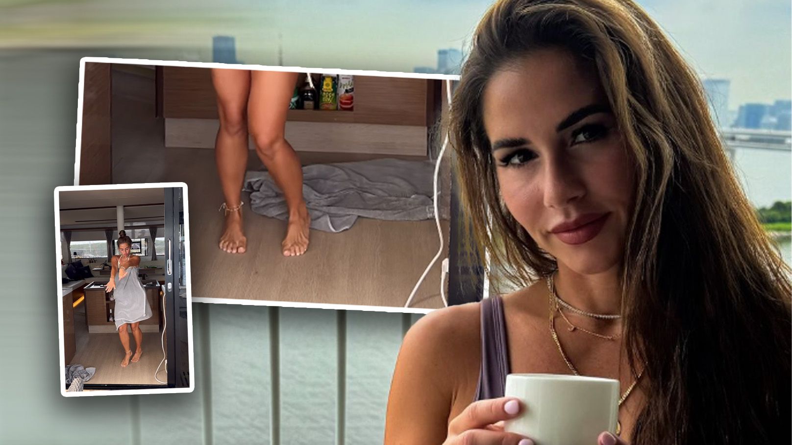 Sarah Engels meldet sich aus dem Urlaub.