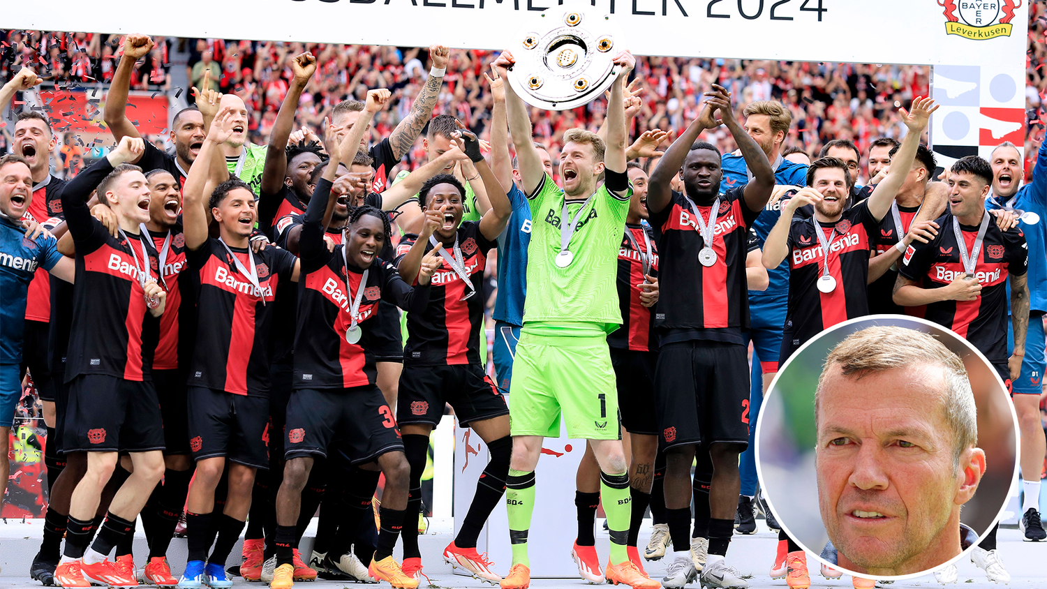Lothar Matthäus glaubt an eine Titelverteidigung von Bayer Leverkusen.