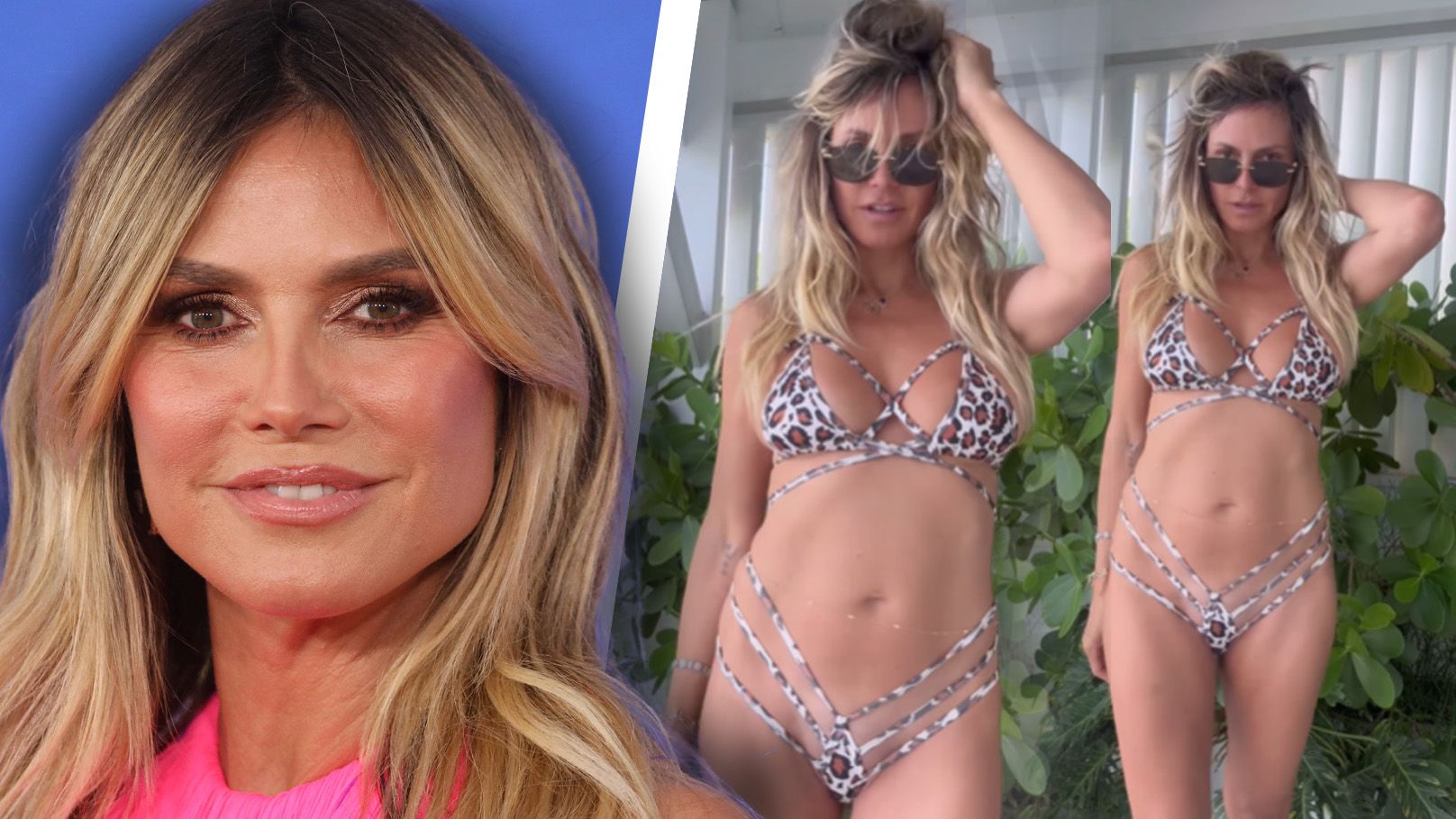 Heidi Klum provoziert im sexy Bade-Look.