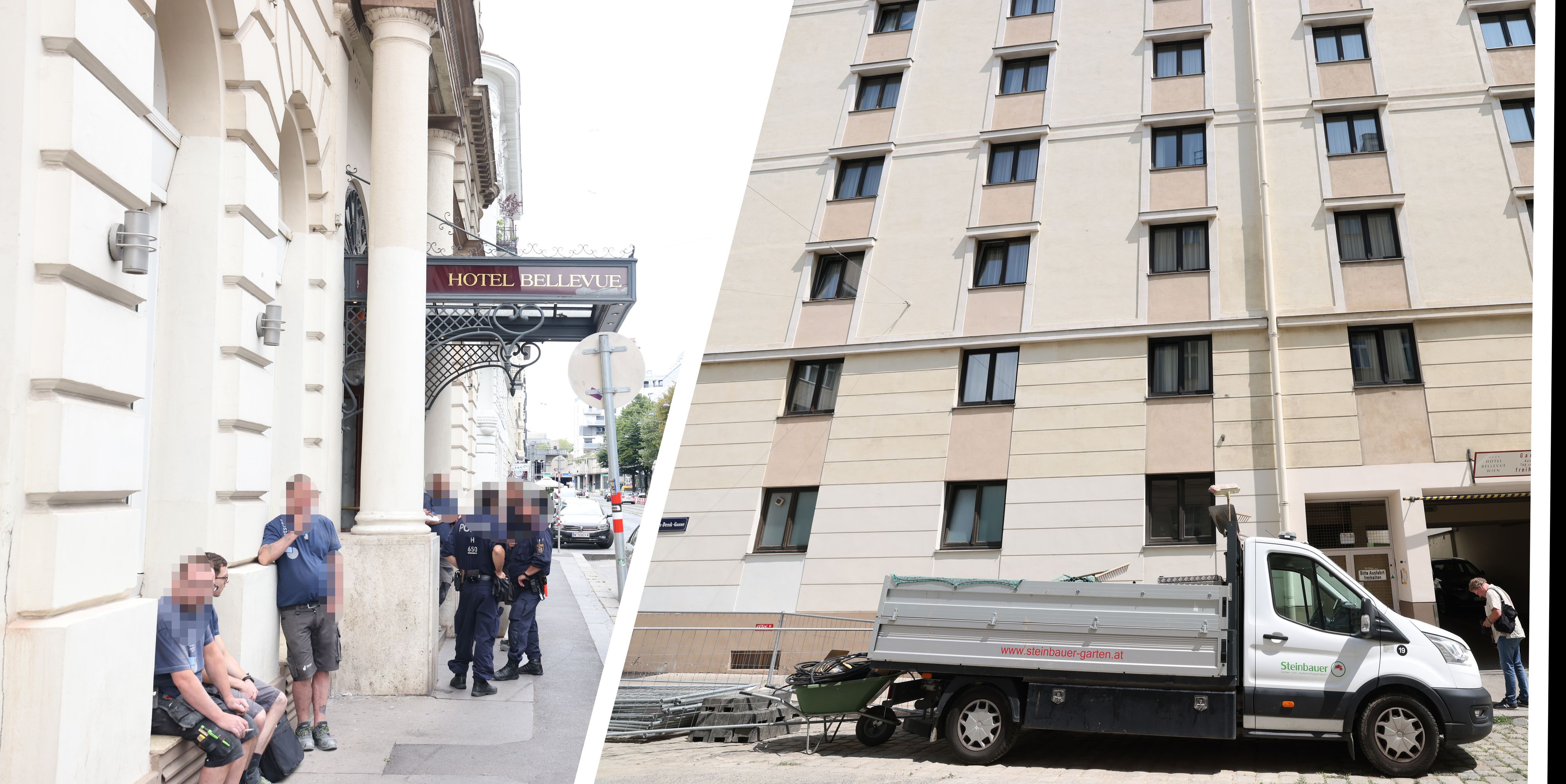 Das besagte Hotel, in dem zwei Bauarbeiter innerhalb einer Woche gewaltsam aus dem Leben gerissen wurden.