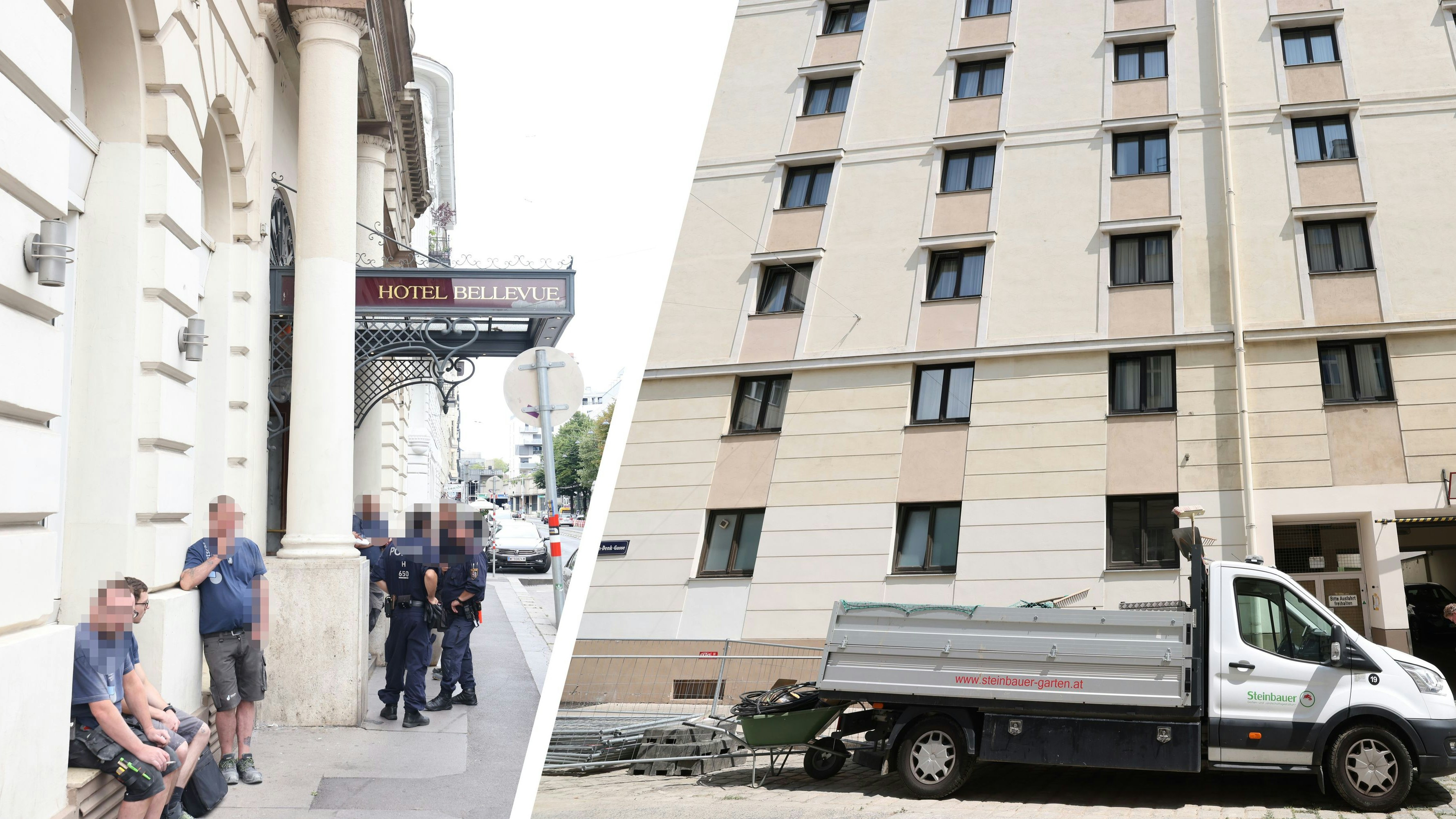 Das besagte Hotel, in dem zwei Bauarbeiter innerhalb einer Woche gewaltsam aus dem Leben gerissen wurden.