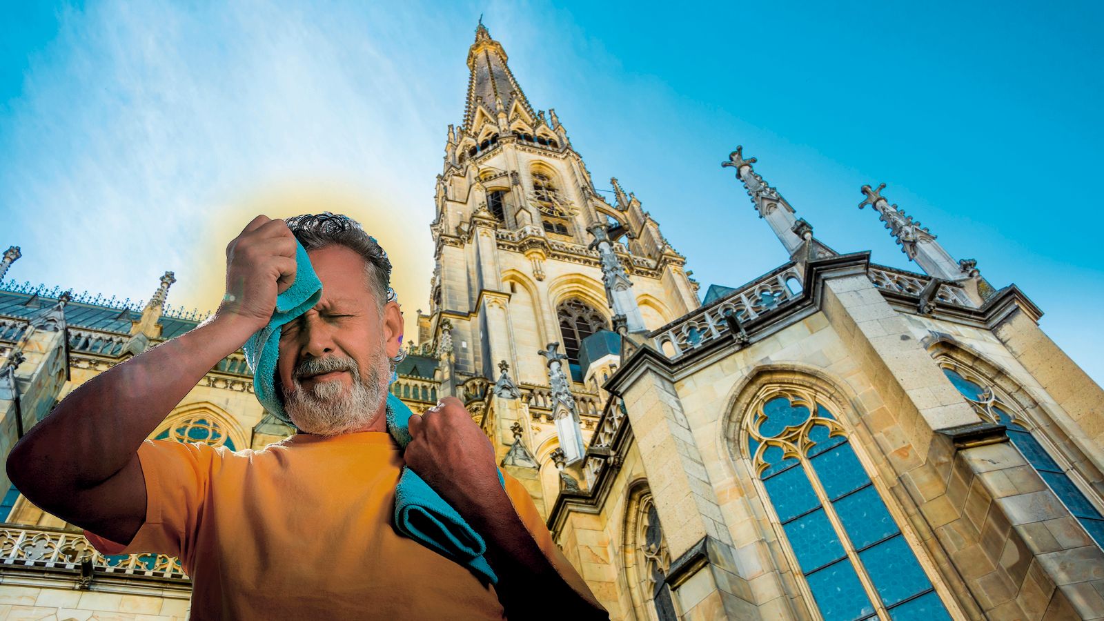 Hitzegeplagte Obdachlose können sich im Linzer Mariendom abkühlen. (Symbolbild)