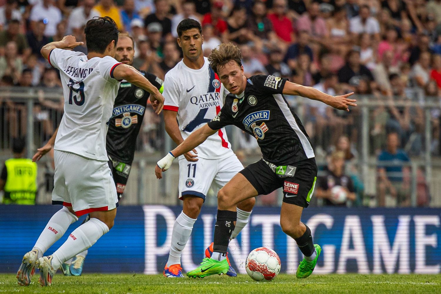 Sturm Graz testet gegen den französischen Topklub Paris St.-Germain. 