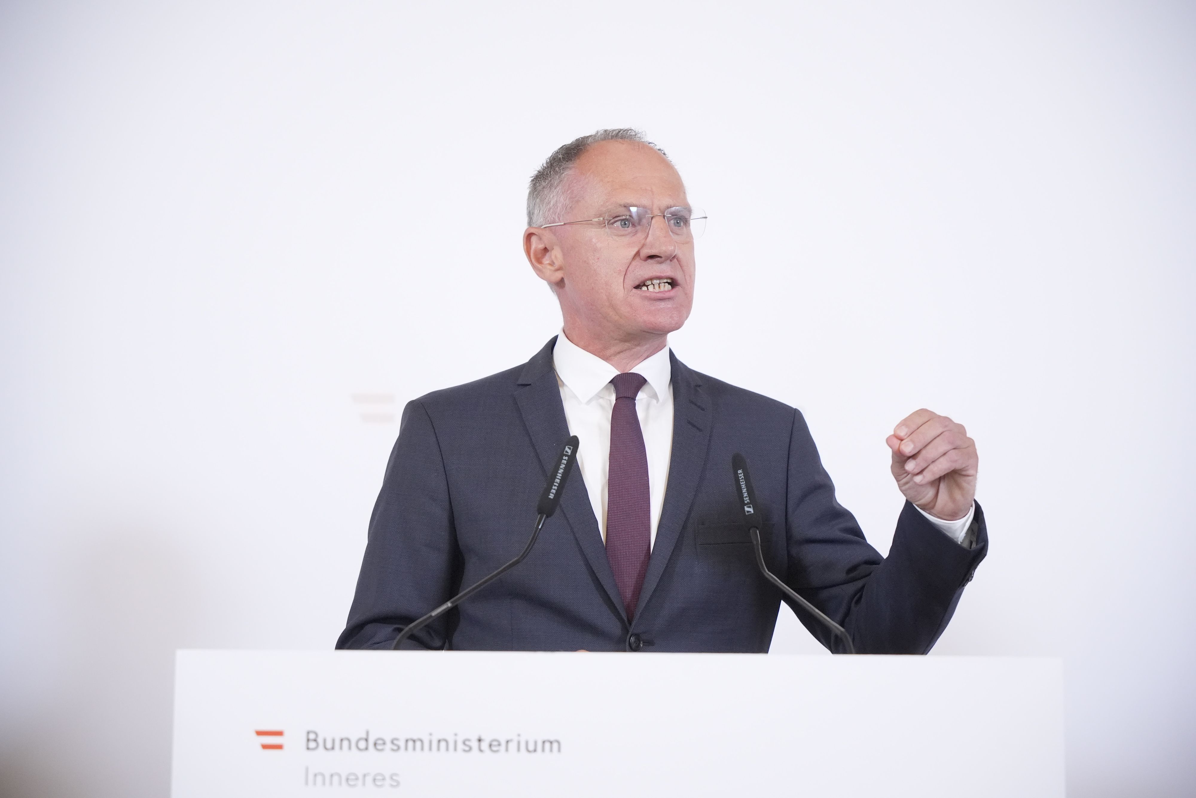 Freut sich über die Aktion und wünscht sich Ähnliches für Österreich: Innenminister Gerhard Karner.