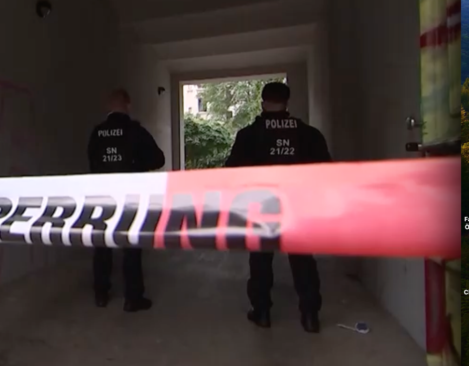 Deutsche Polizisten Donnerstagfrüh im Einsatz gegen Klimaschützer der 