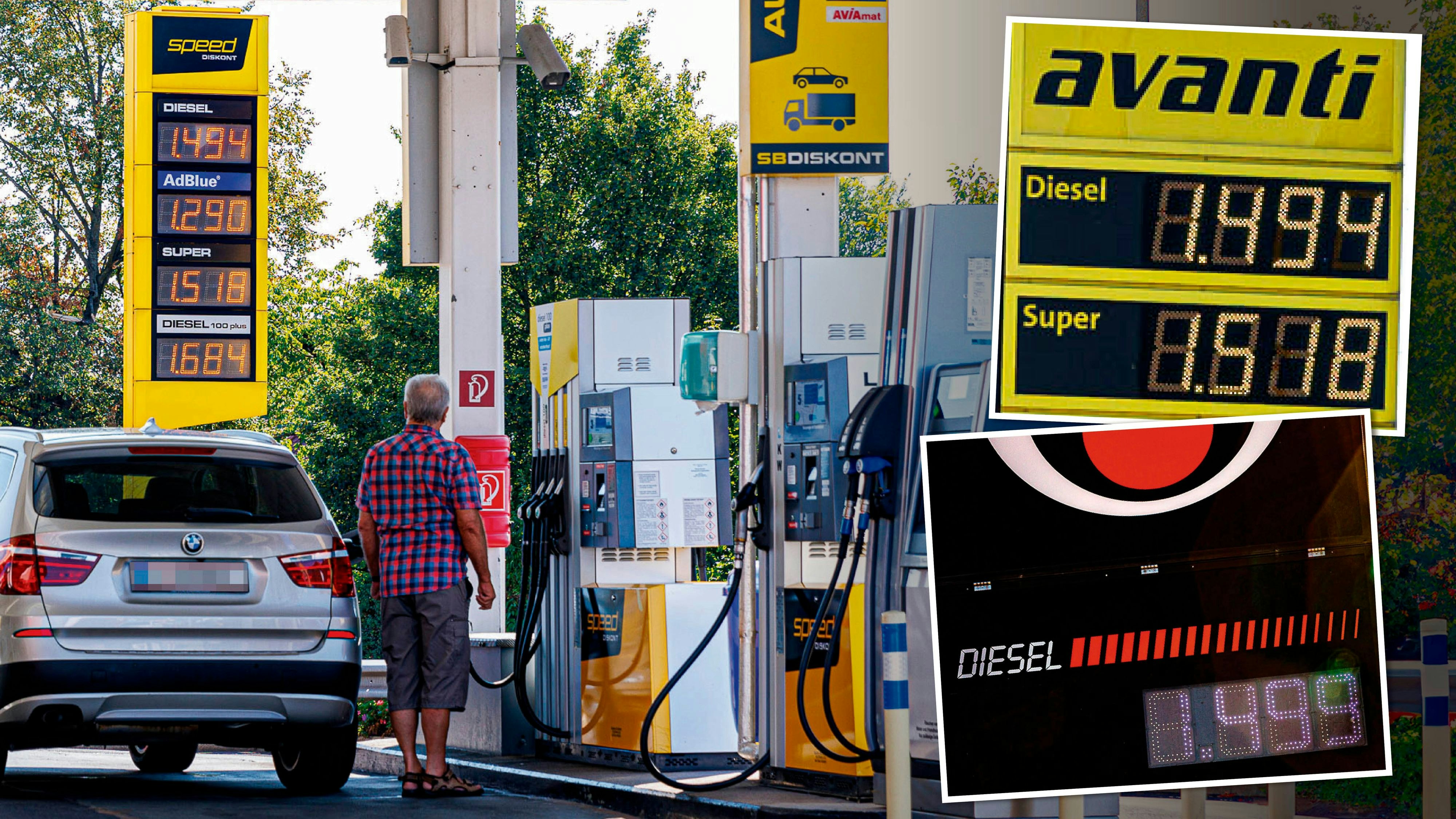 Gute Nachricht: Diesel endlich wieder unter 1,50 Euro zu haben.