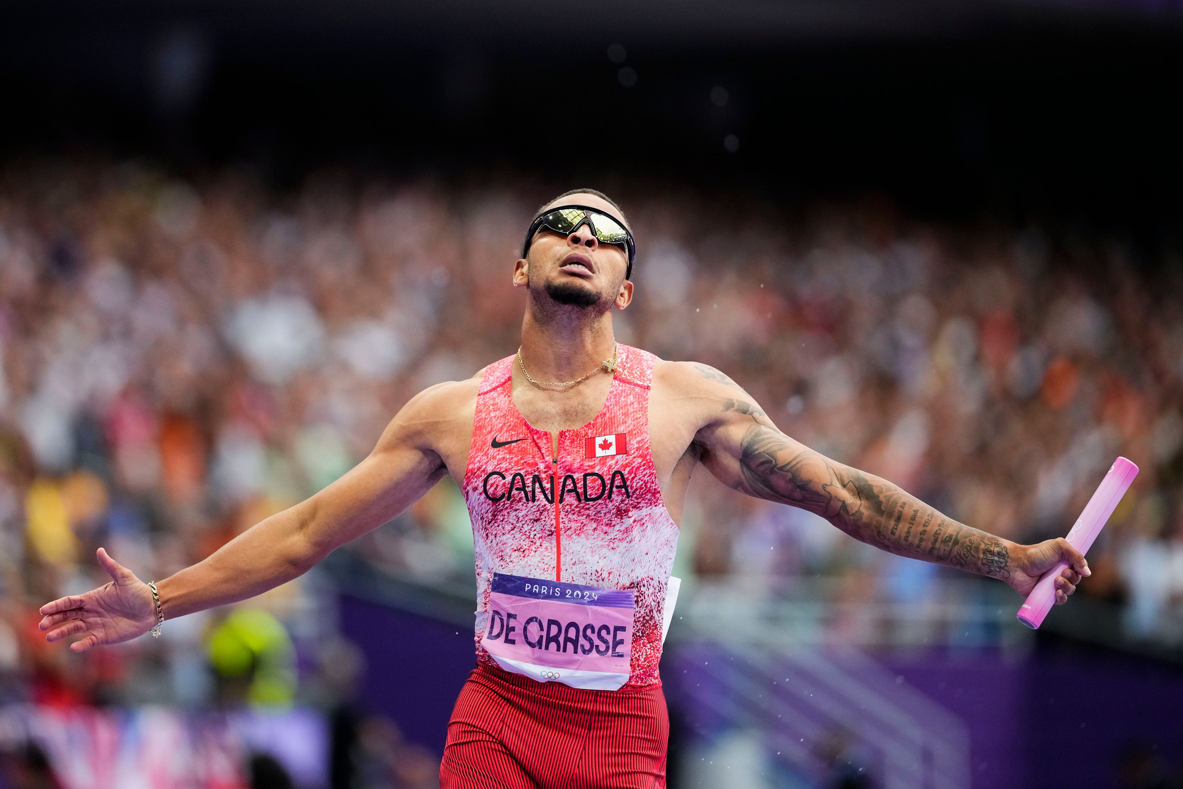 Andre de Grasse jubelt für Kanada