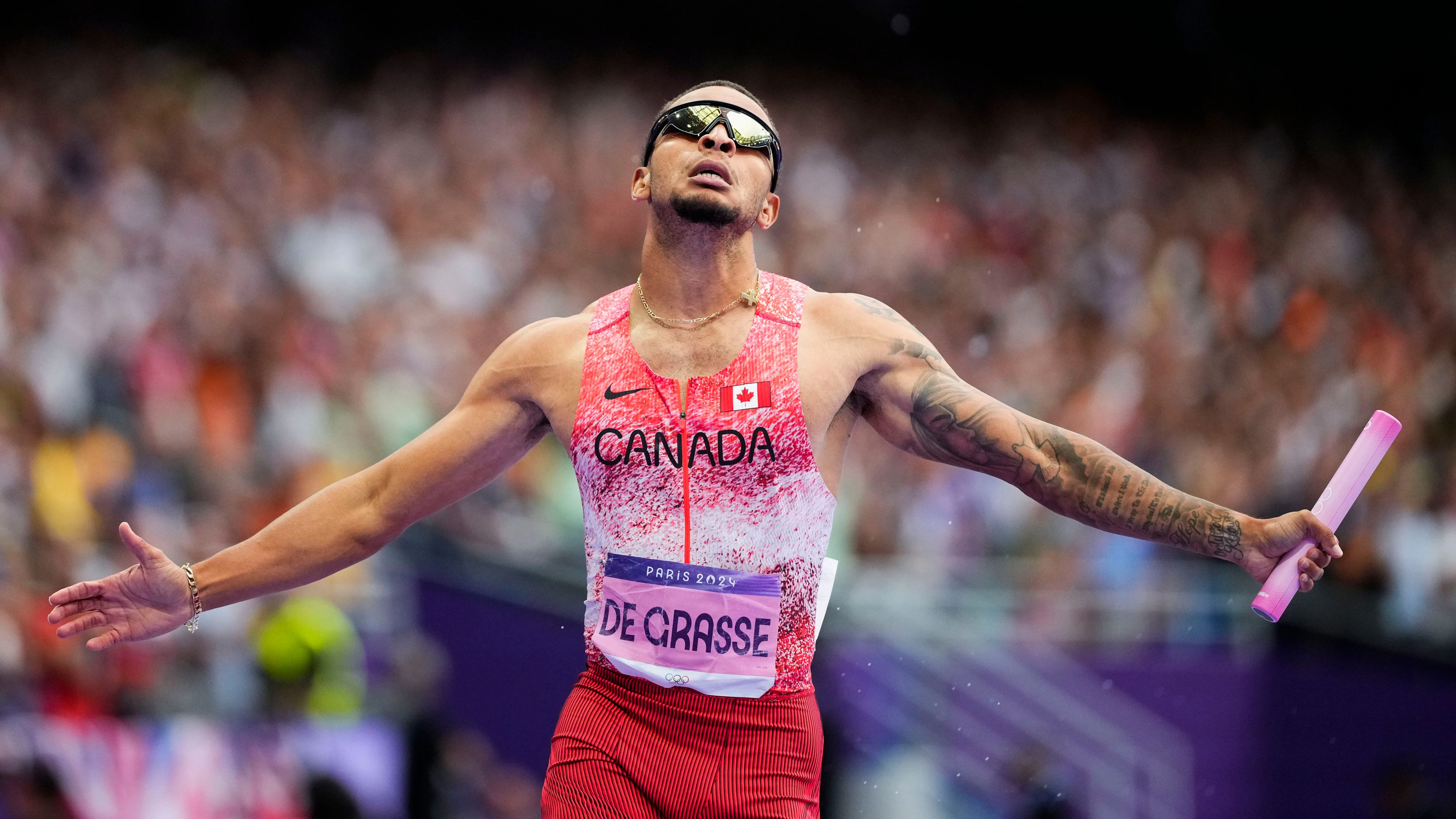 Andre de Grasse jubelt für Kanada