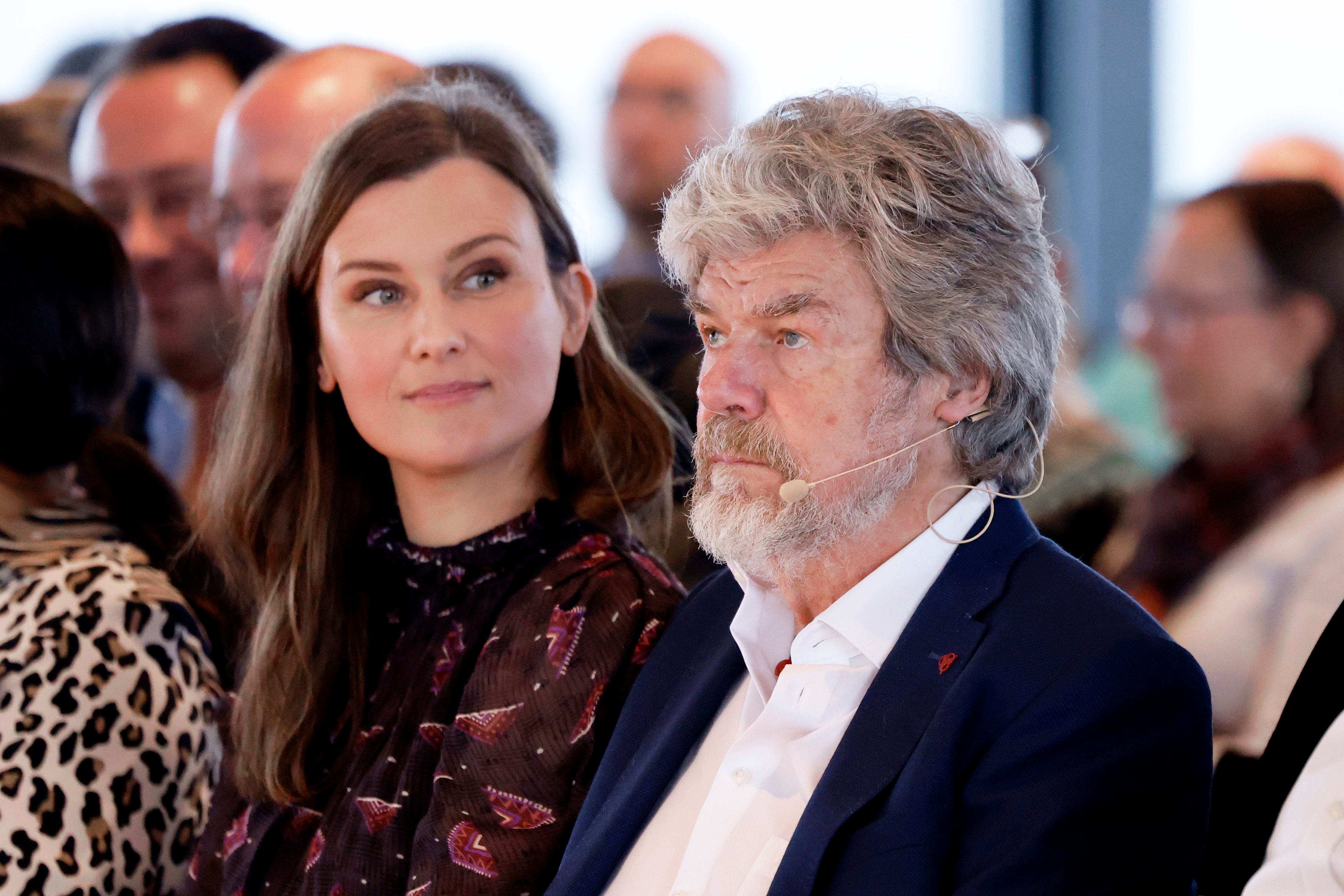 Reinhold Messner mit seiner dritten Ehefrau Diane.