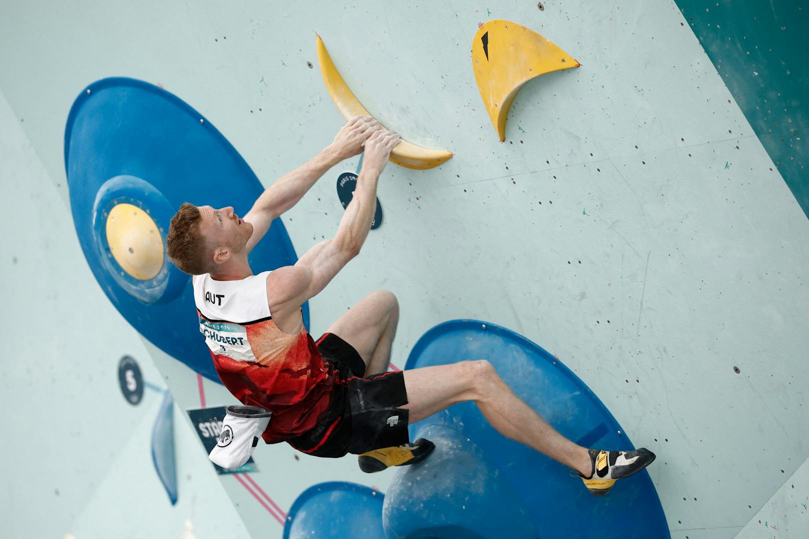 Ein durchwachsener Auftritt in der Boulder-Runde kostete eine noch bessere Platzierung.