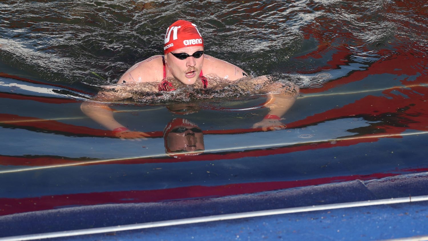 Österreichs Freiwasser-Schwimmer Jan Hercog. 