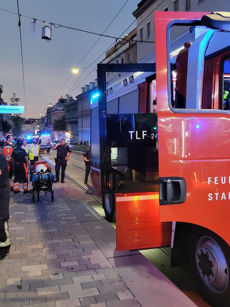Zimmerbrand mit Menschenrettung in der Panikengasse. 
