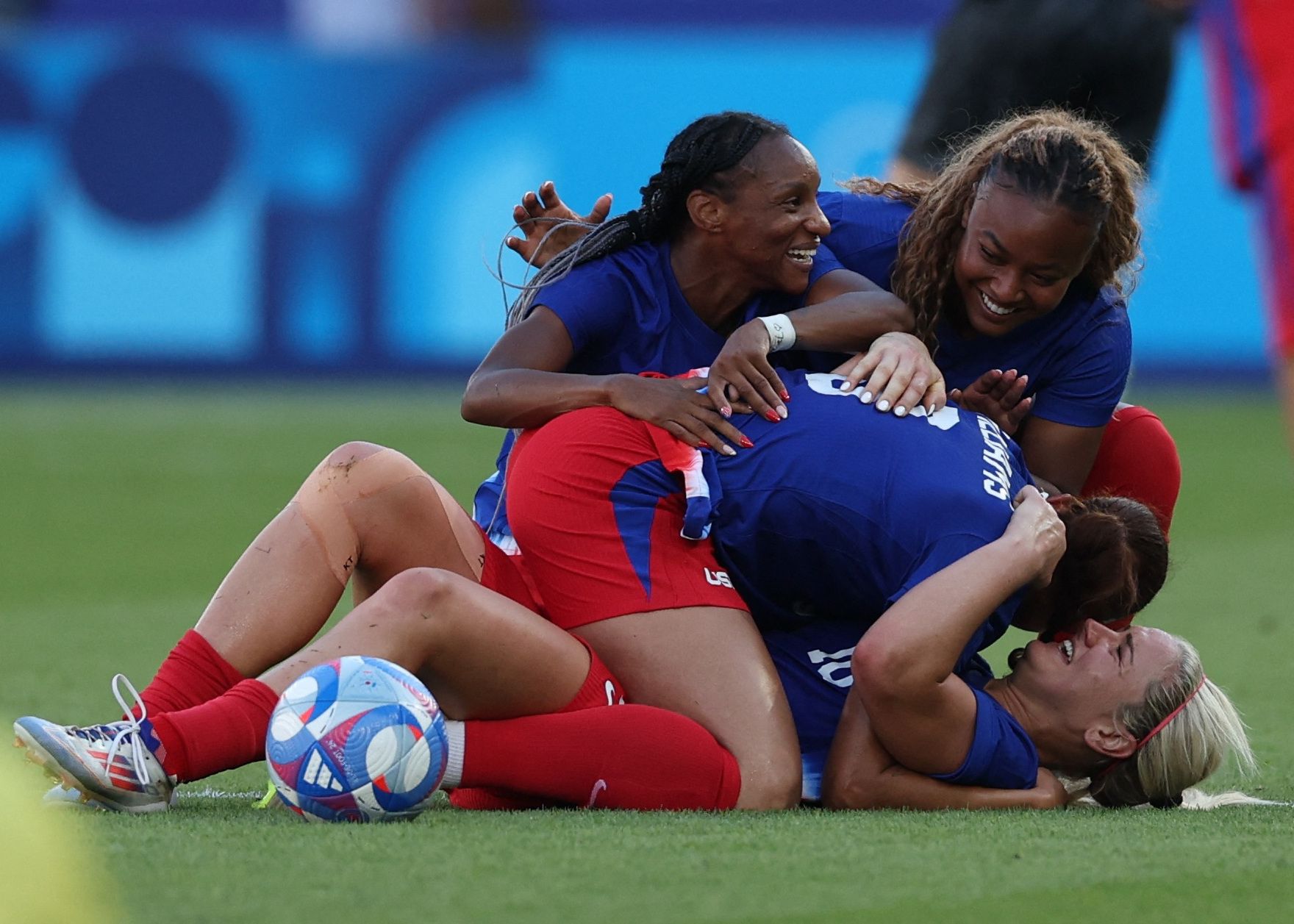 Die US-Frauen holen die Goldmedaille. 