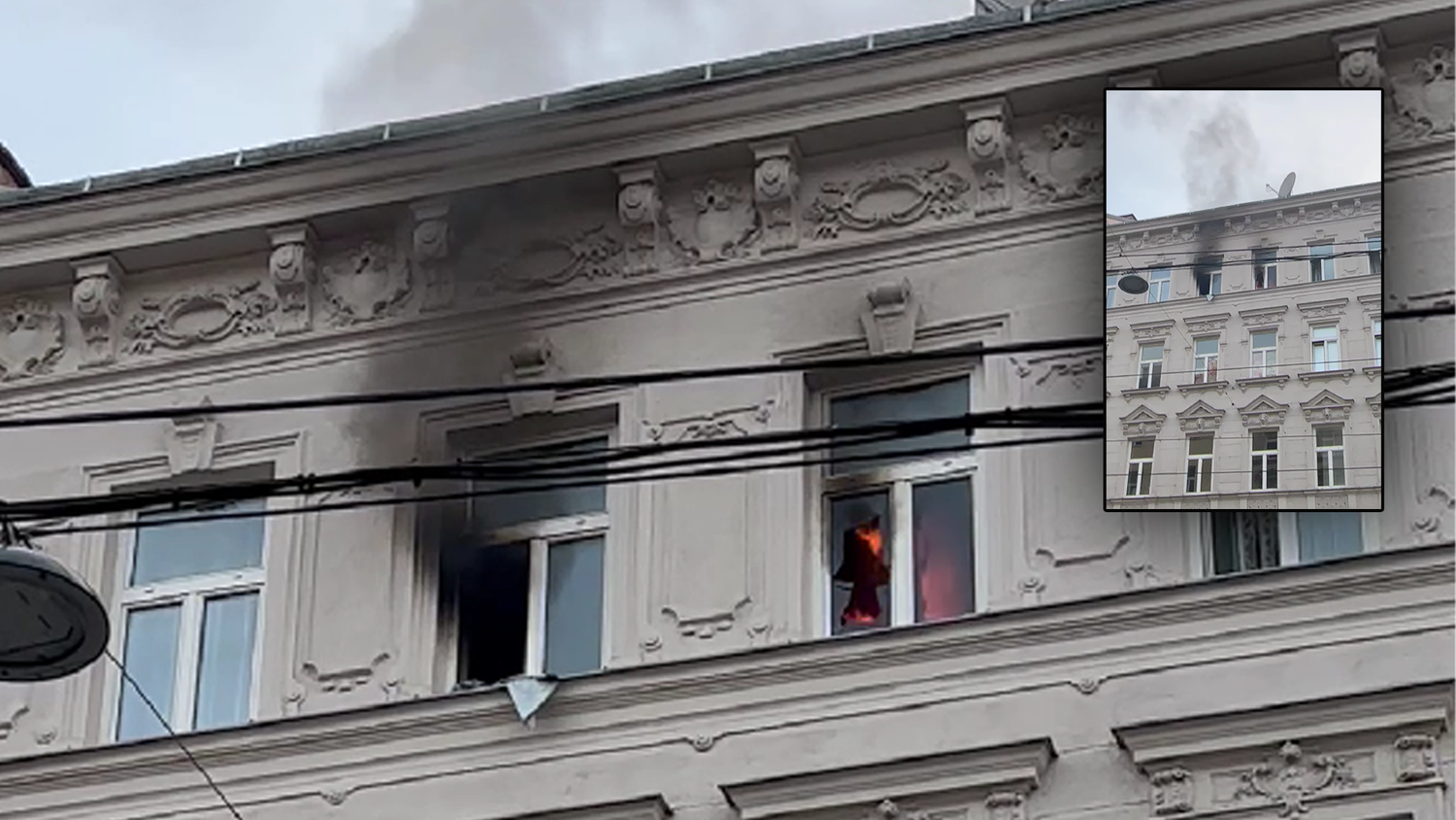Großeinsatz der Wiener Feuerwehr in Wien-Ottakring. 