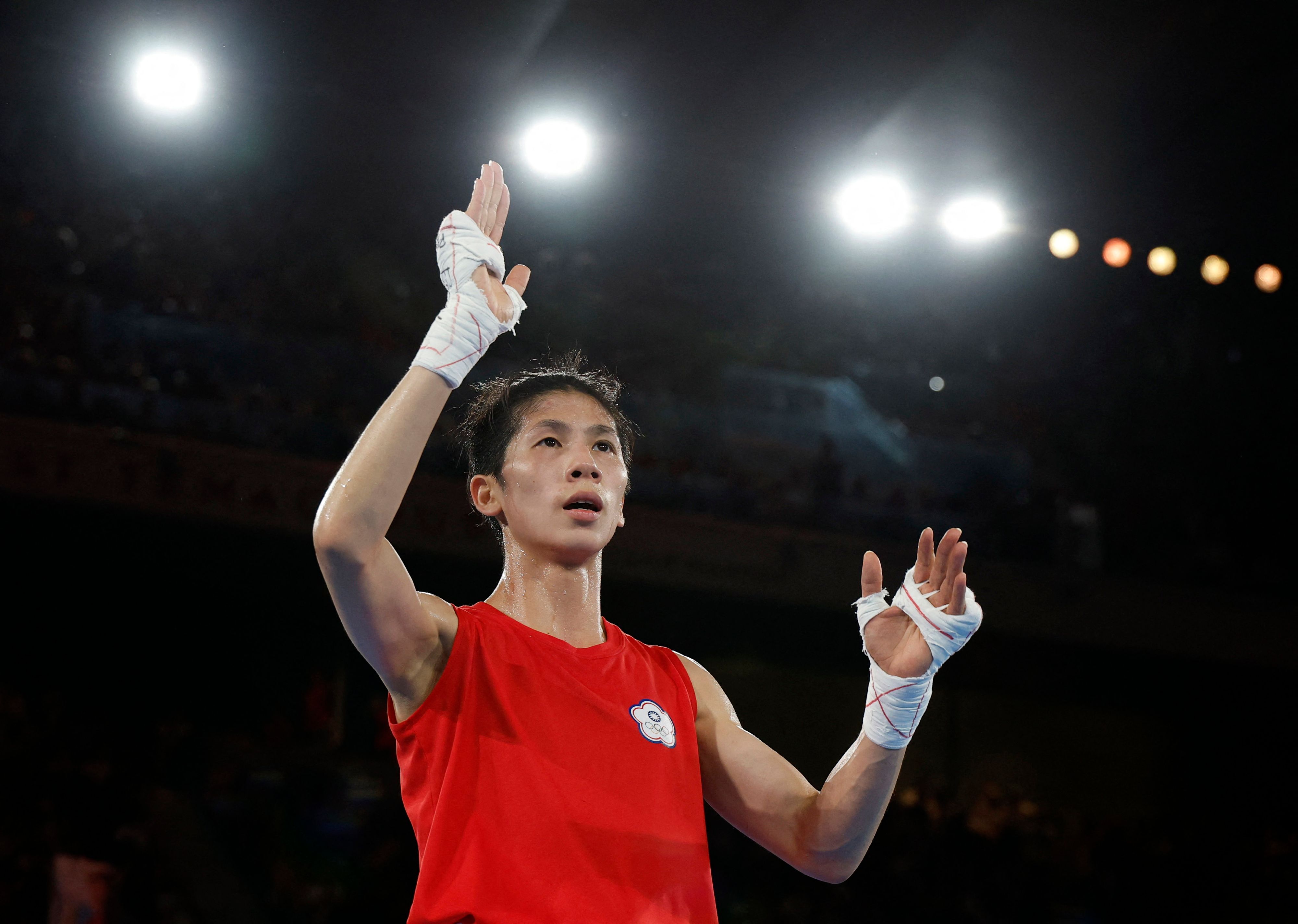 Auch Lin Yu-Ting gewinnt die Goldmedaille im Boxen. 