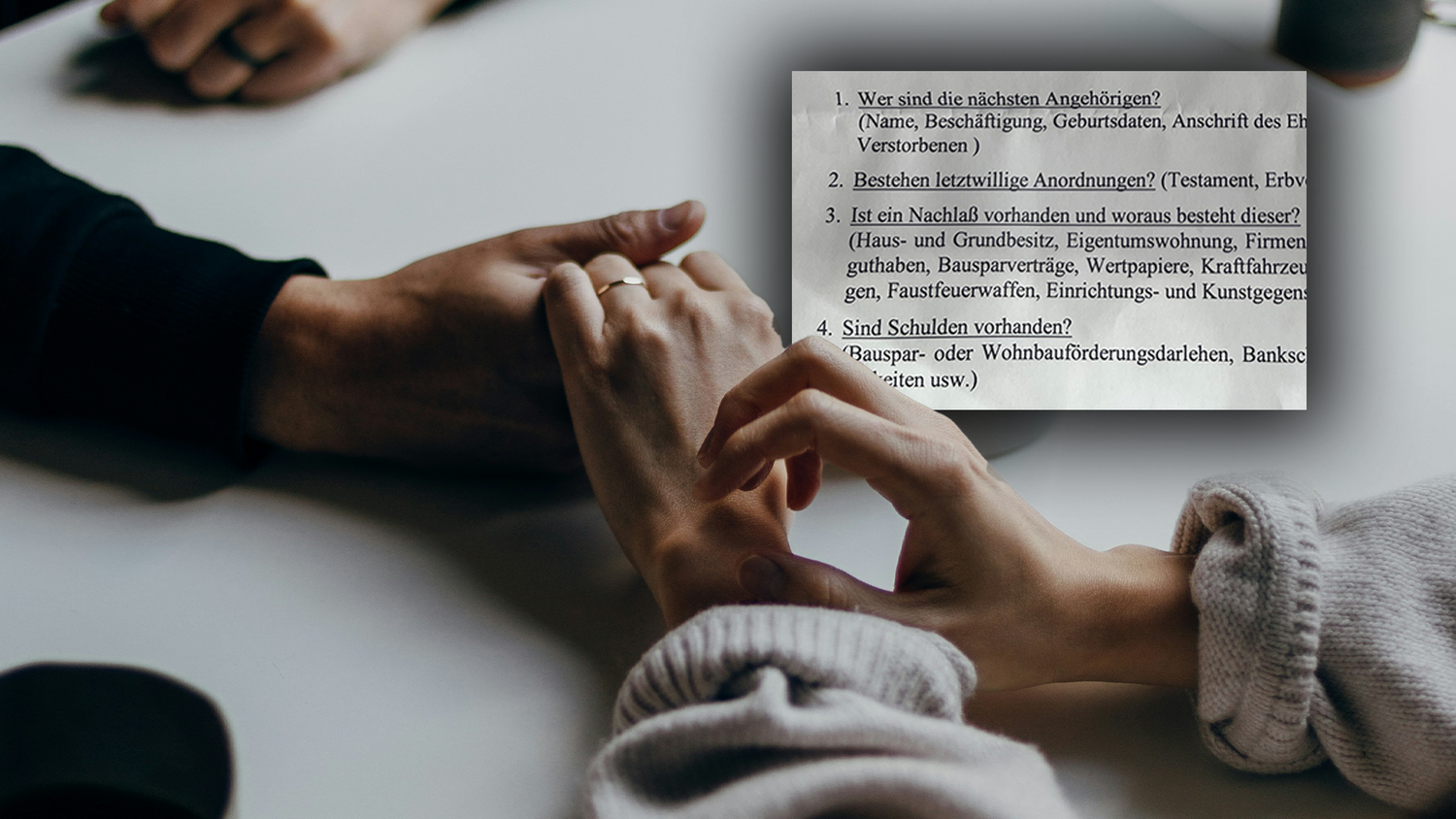 Ein Pärchen aus Wien erlitt kürzlich eine Totgeburt. Ein Brief des Notars brachte die beiden erneut aus der Fassung.