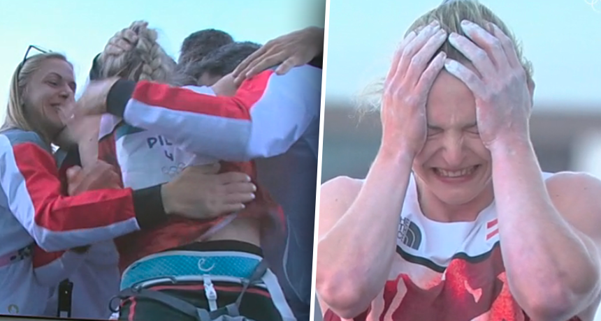 Große Emotionen bei Jessica Pilz