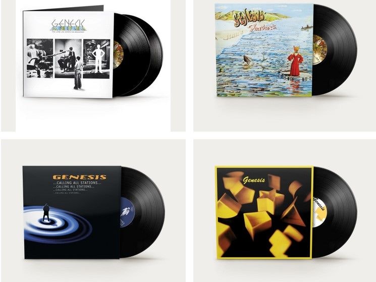 Diesen Sommer werden 14 Genesis-Studioalben, die zwischen 1970 und 1997 veröffentlicht wurden, weltweit auf Vinyl neu aufgelegt.