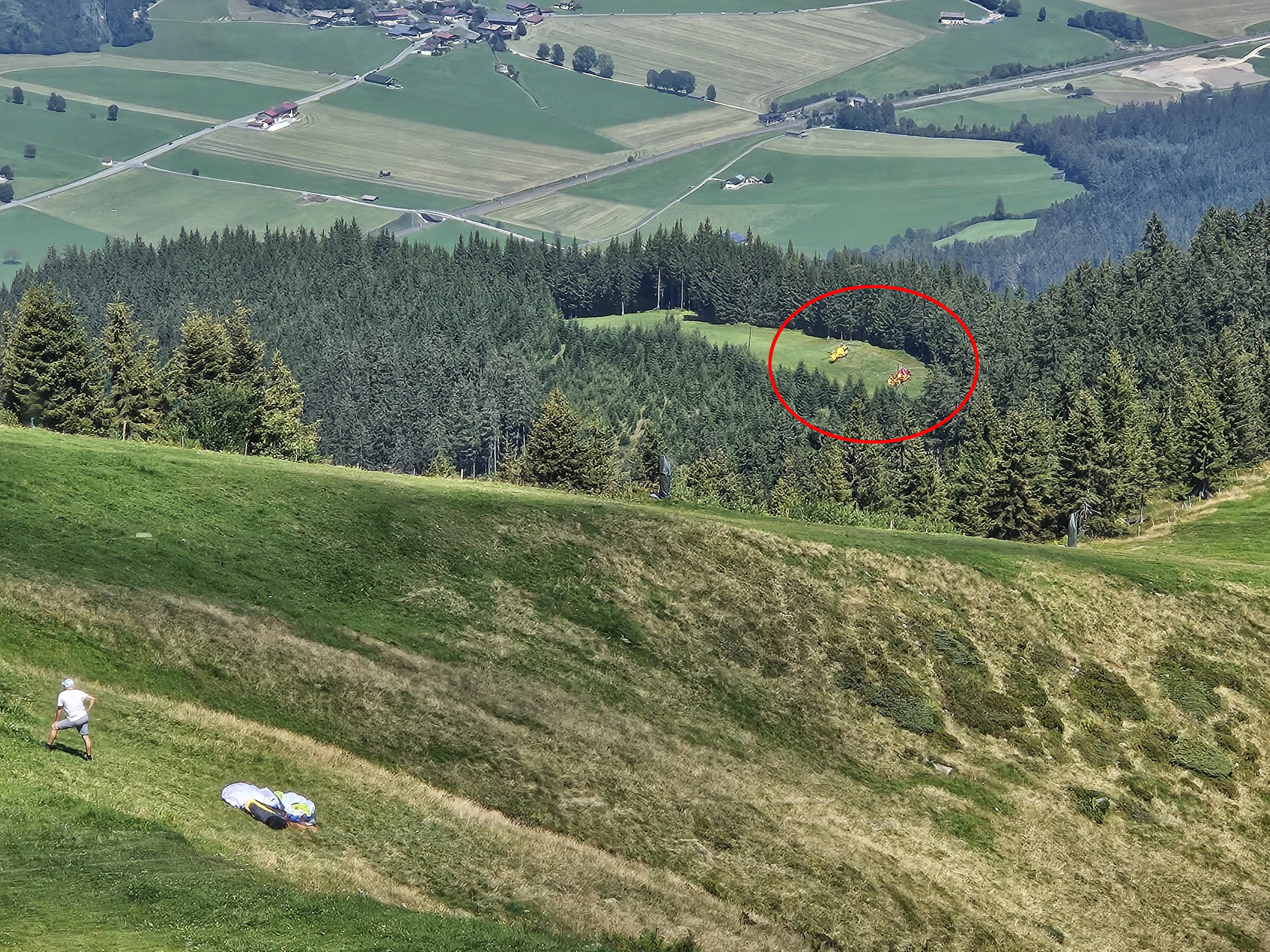 Westendorf-Tödlicher Absturz mit Tandemflieger -Fotocredit: ZOOM.TIROL 