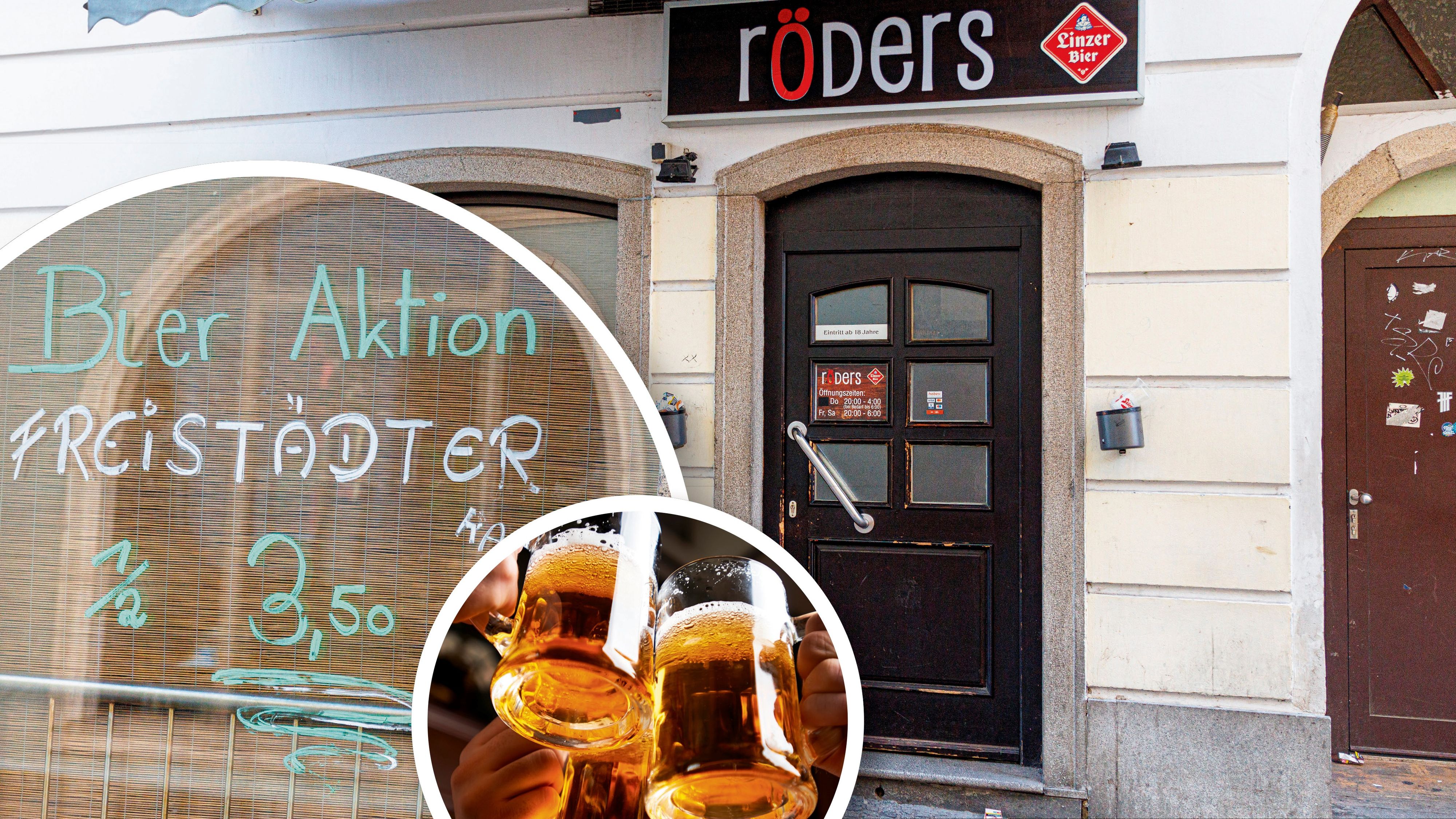 In einem Lokal in der Linzer Altstadt zahlen Gäste nur 3,50 Euro für ein Krügerl Gerstensaft. (Symbolbild)