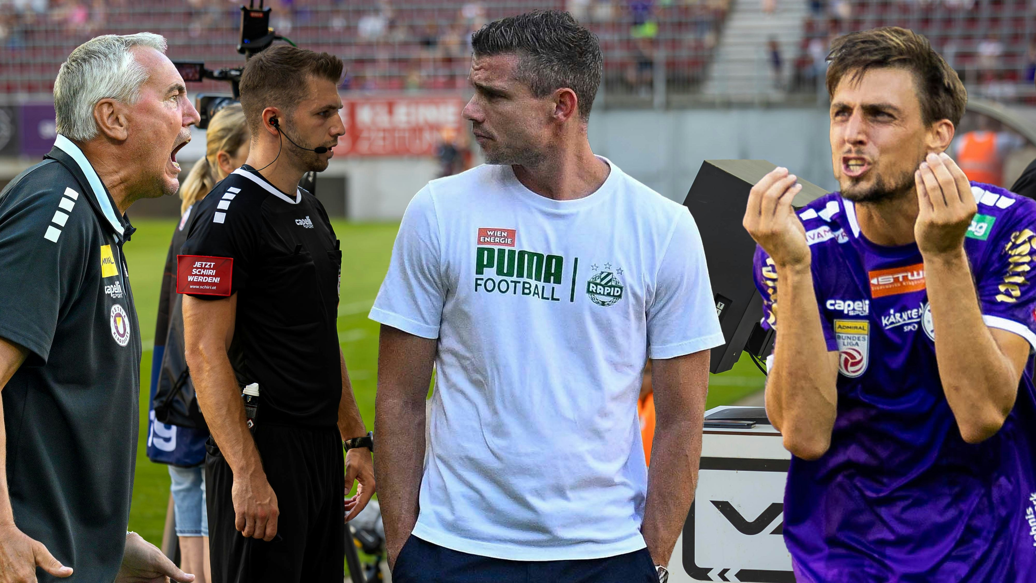 Peter Pacult, Arnes Talic, Robert Klauß, Thorsten Mahrer.