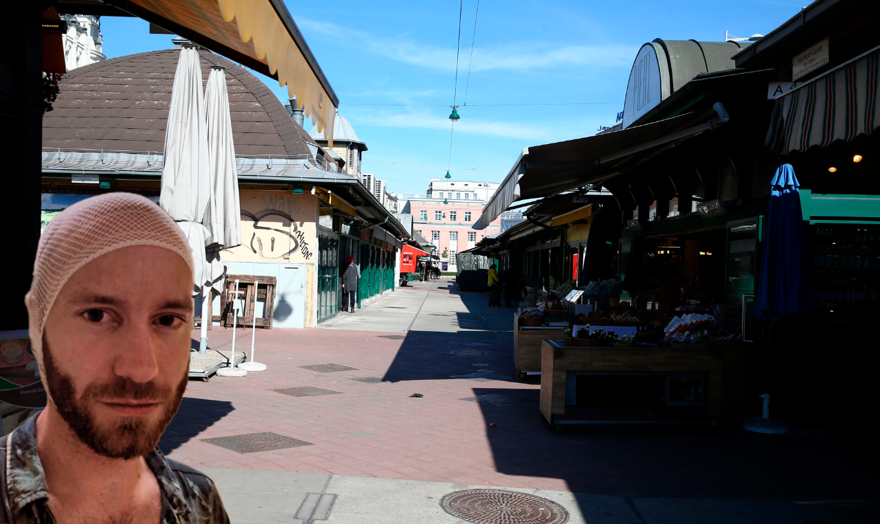 Ex-Bezirksrat Dorian Rammer wurde am Naschmarkt verletzt.