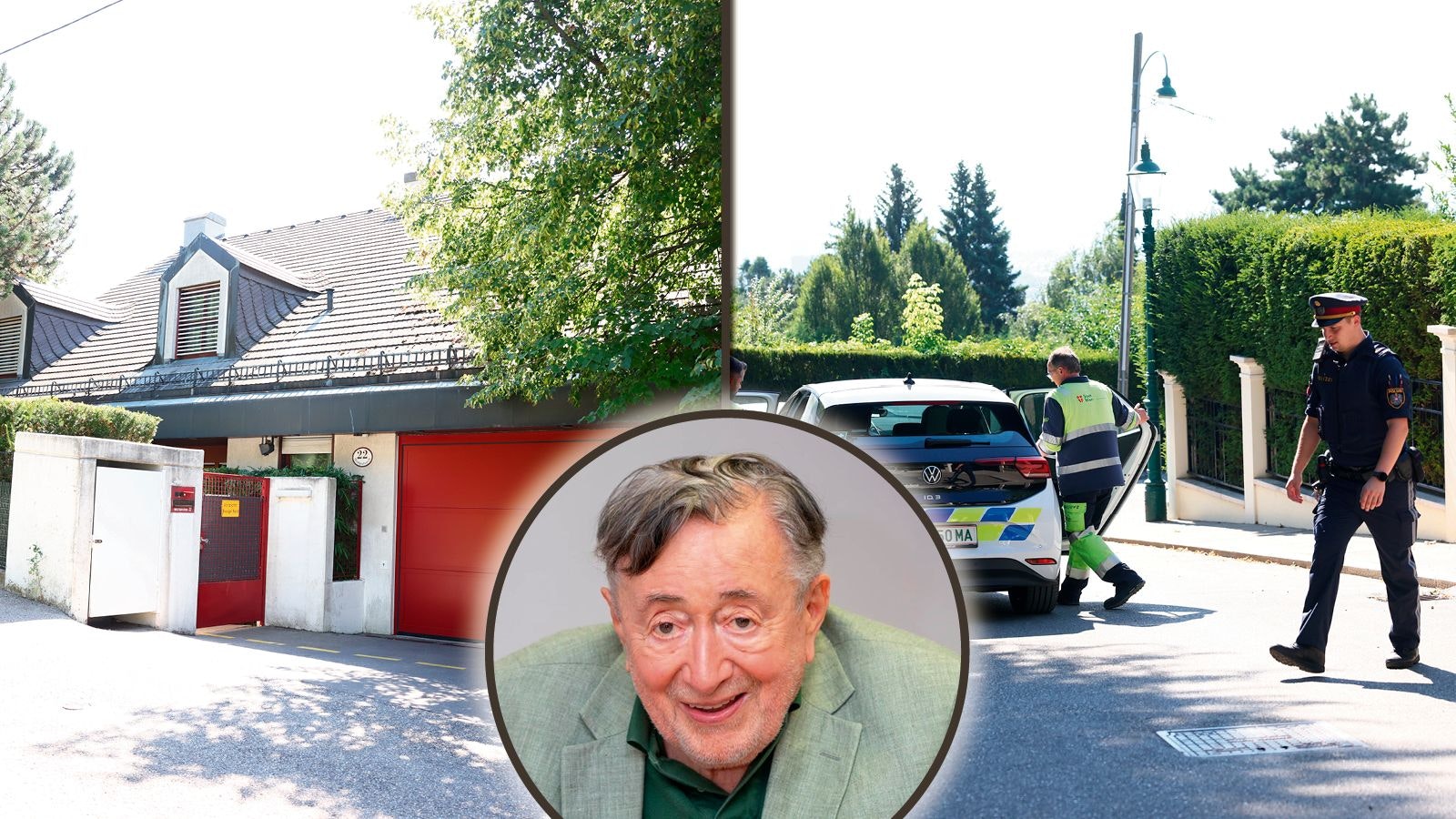 Der Notruf aus der Lugner-Villa sorgte für ein Großaufgebot von Einsatzkräften in Wien-Döbling.