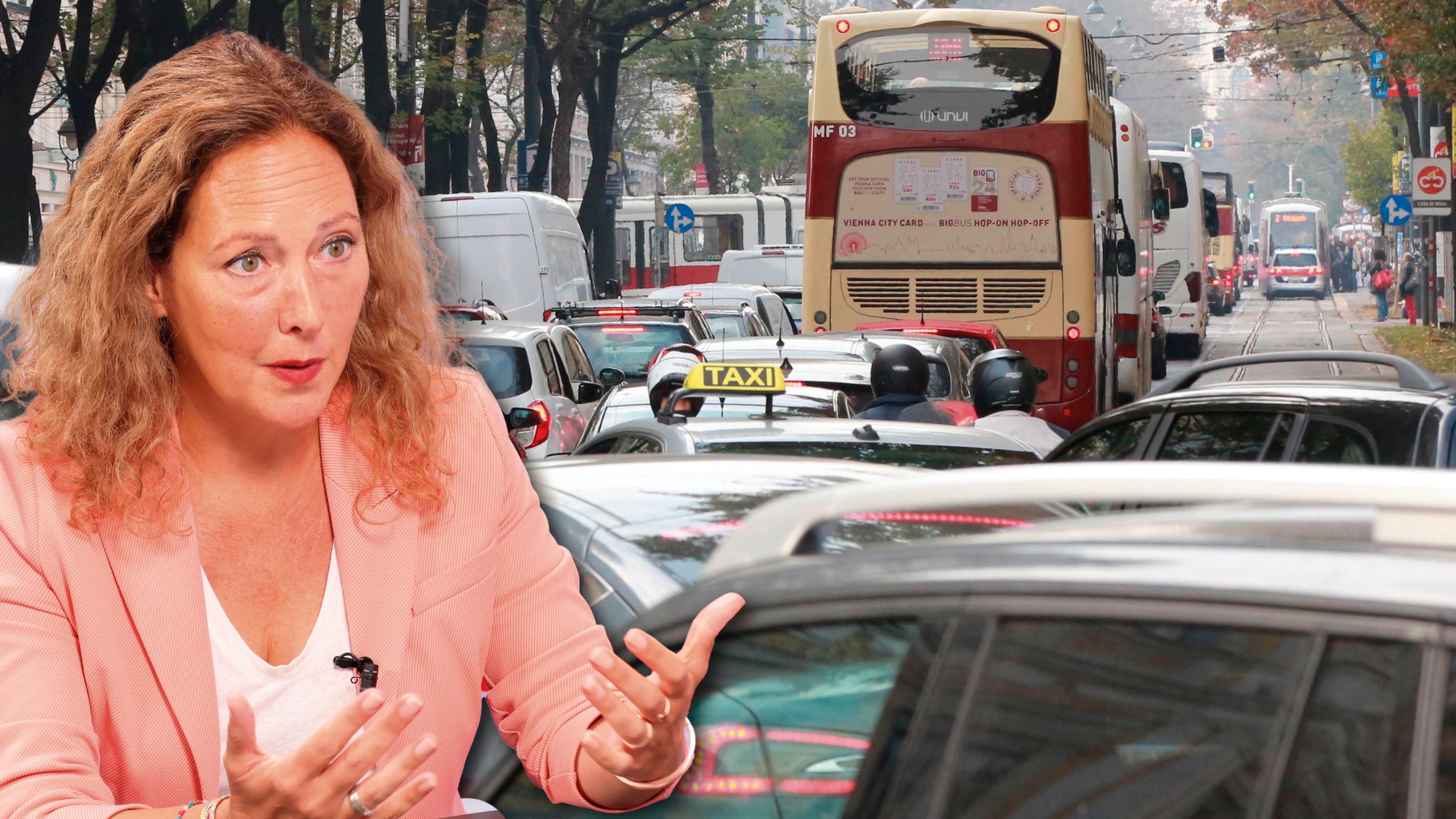 Geht es nach den Grünen, könnten zwei Fahrspuren am Ring einem Radweg geopfert werden.