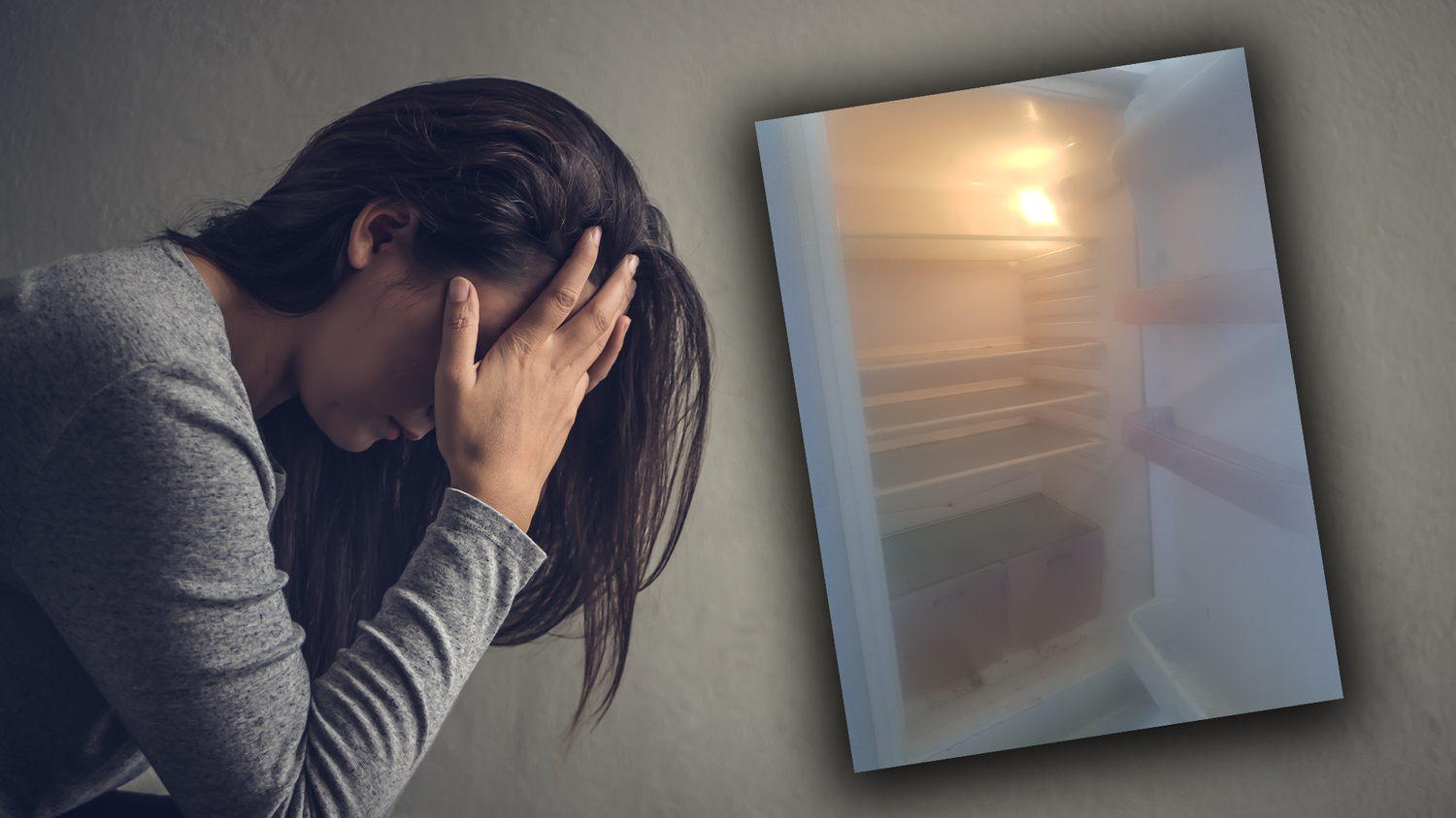 Eine Wienerin ist verzweifelt&nbsp;(Symbolbild). Ihr Kühlschrank ist derzeit komplett leer.