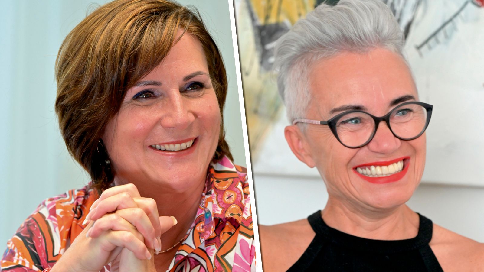 Sabine Binder (FPÖ, links) und Doris Margreiter (SPÖ) erzählten <em>