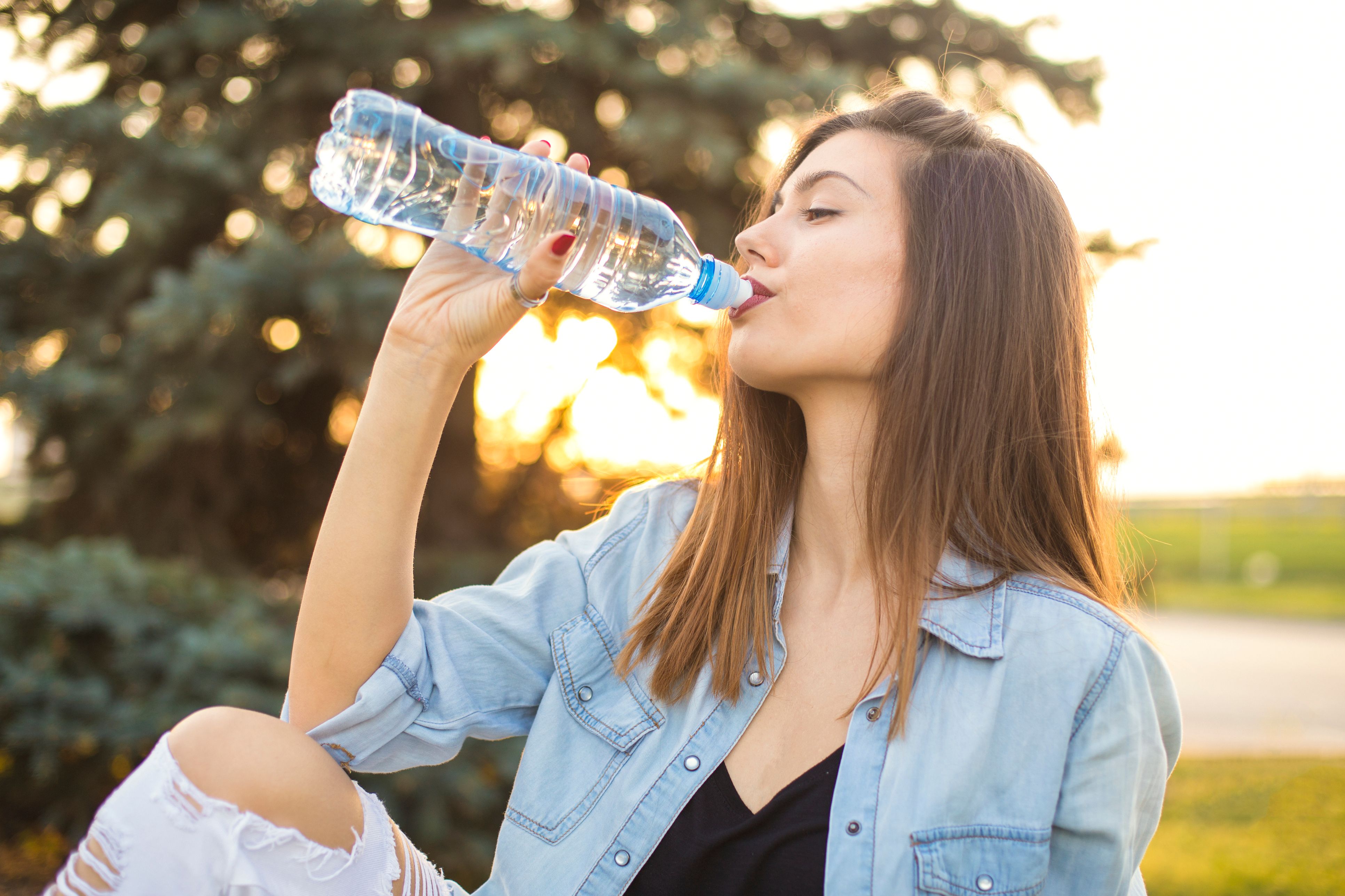 Das Trinken aus Plastikflaschen kann den Blutdruck erhöhen.