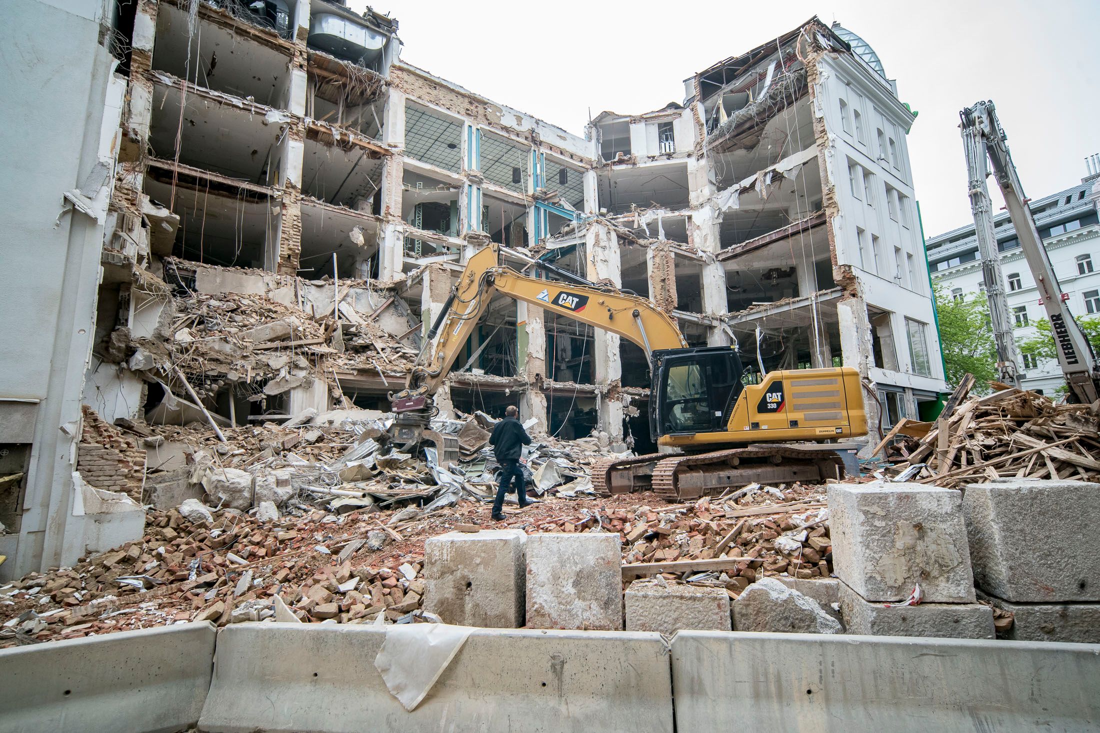"Bei Kika/Leiner wurden die Anzahlungen zum großen Thema", hier der Abriss auf der Mahü