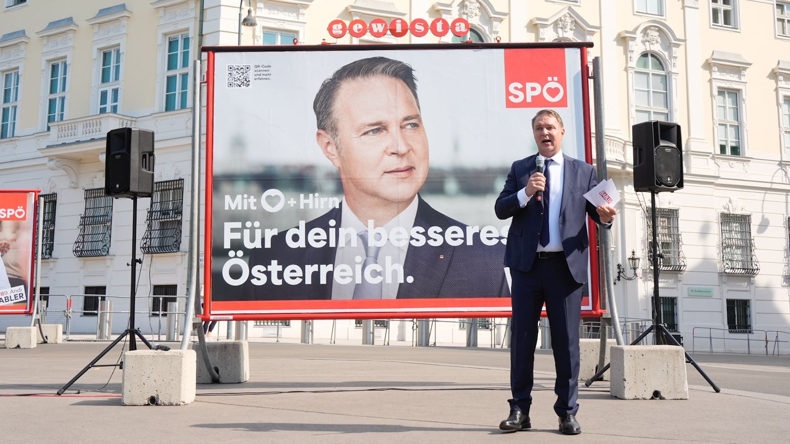 Plakatpräsentation: "SPÖ ist Gleichberechtigungspartei"