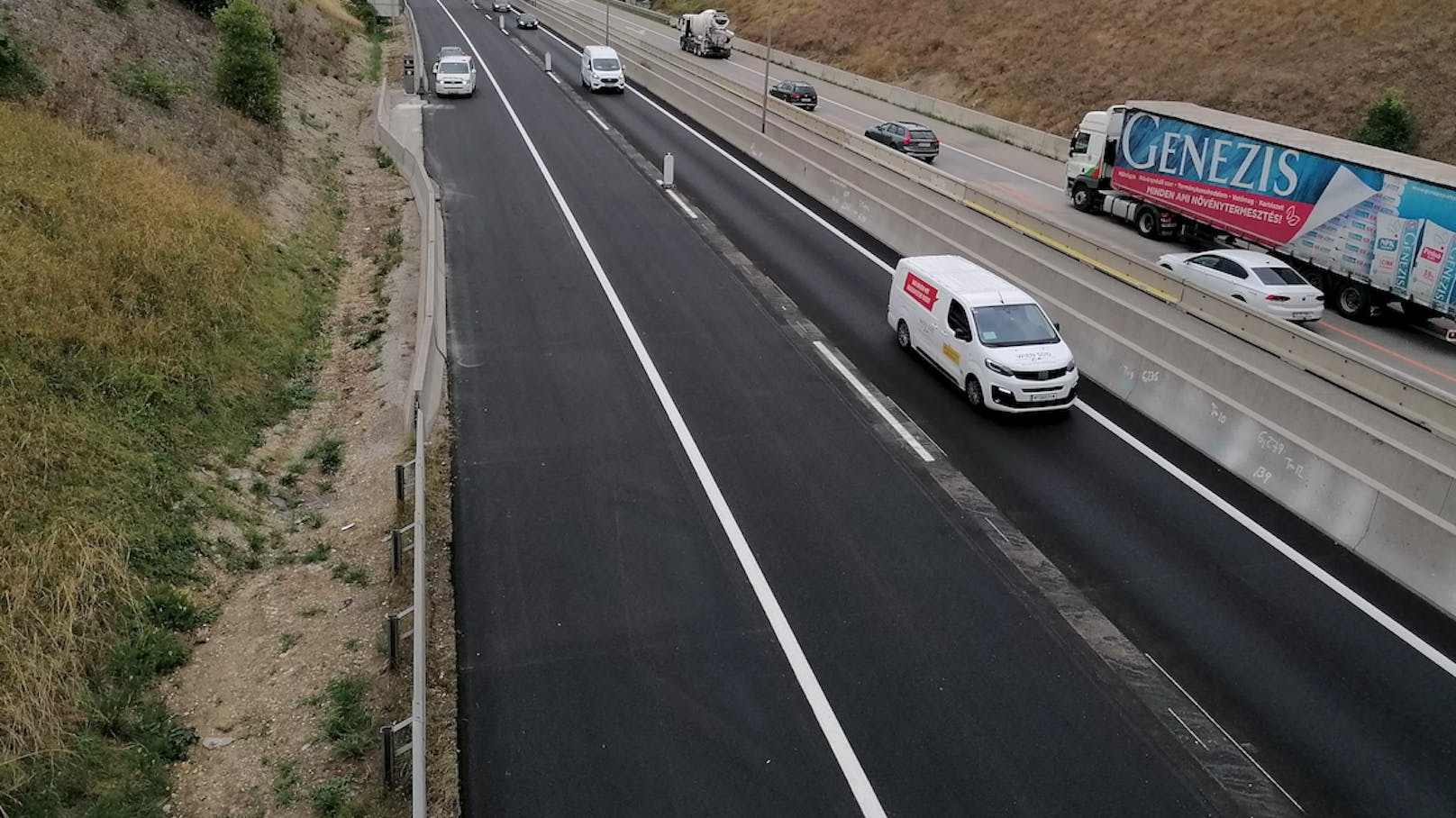 Spezieller Asphalt macht Schnellstraße leiser