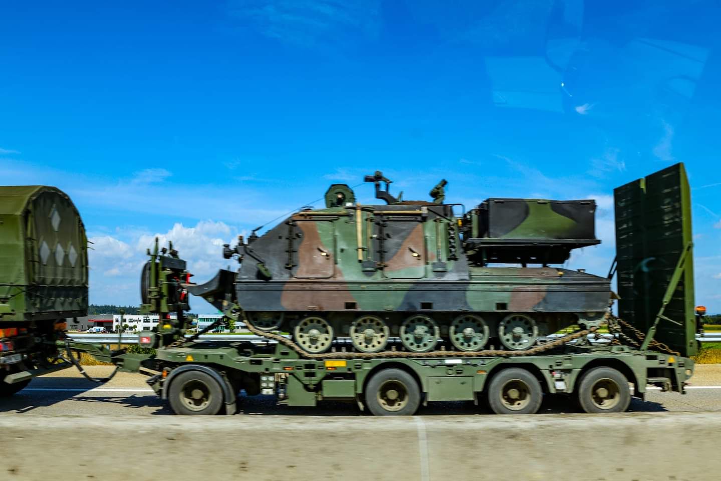 Auf der A1 bei Allhaming wurde am Freitag dieses Foto aufgenommen.