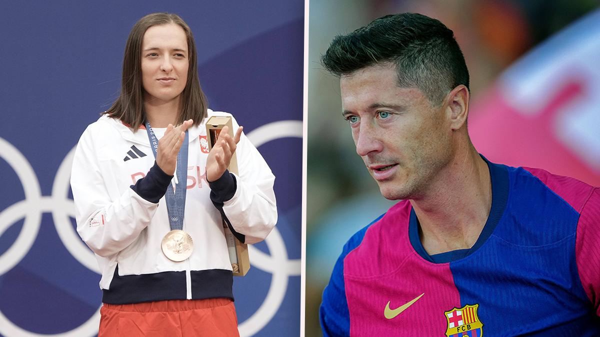 Tennis-Ass Iga Swiatek und Fußballer Robert Lewandowski stehen unter Dopingverdacht. 