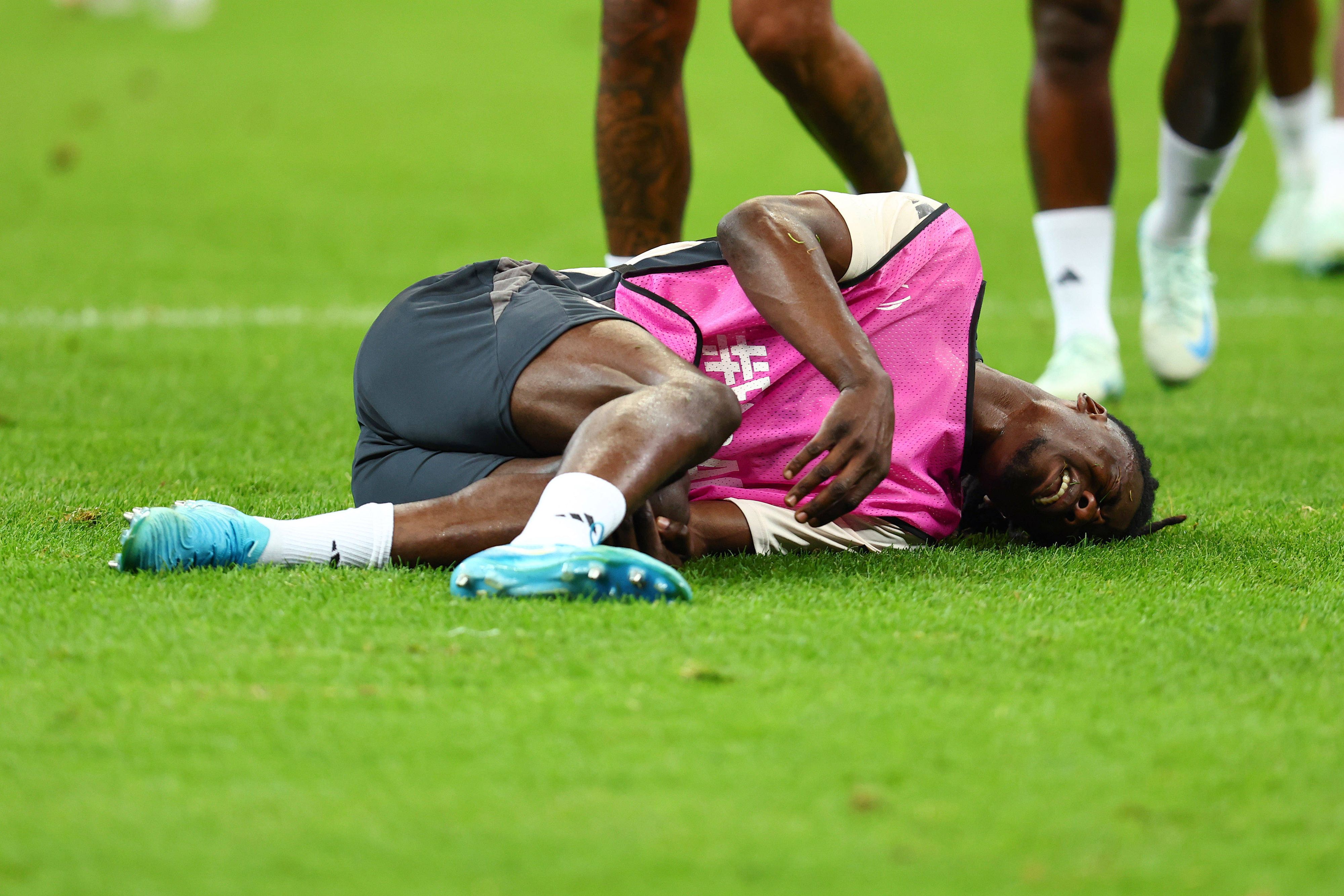 Edouardo Camavinga verletzte sich im Abschlusstraining vor dem UEFA Supercup. 