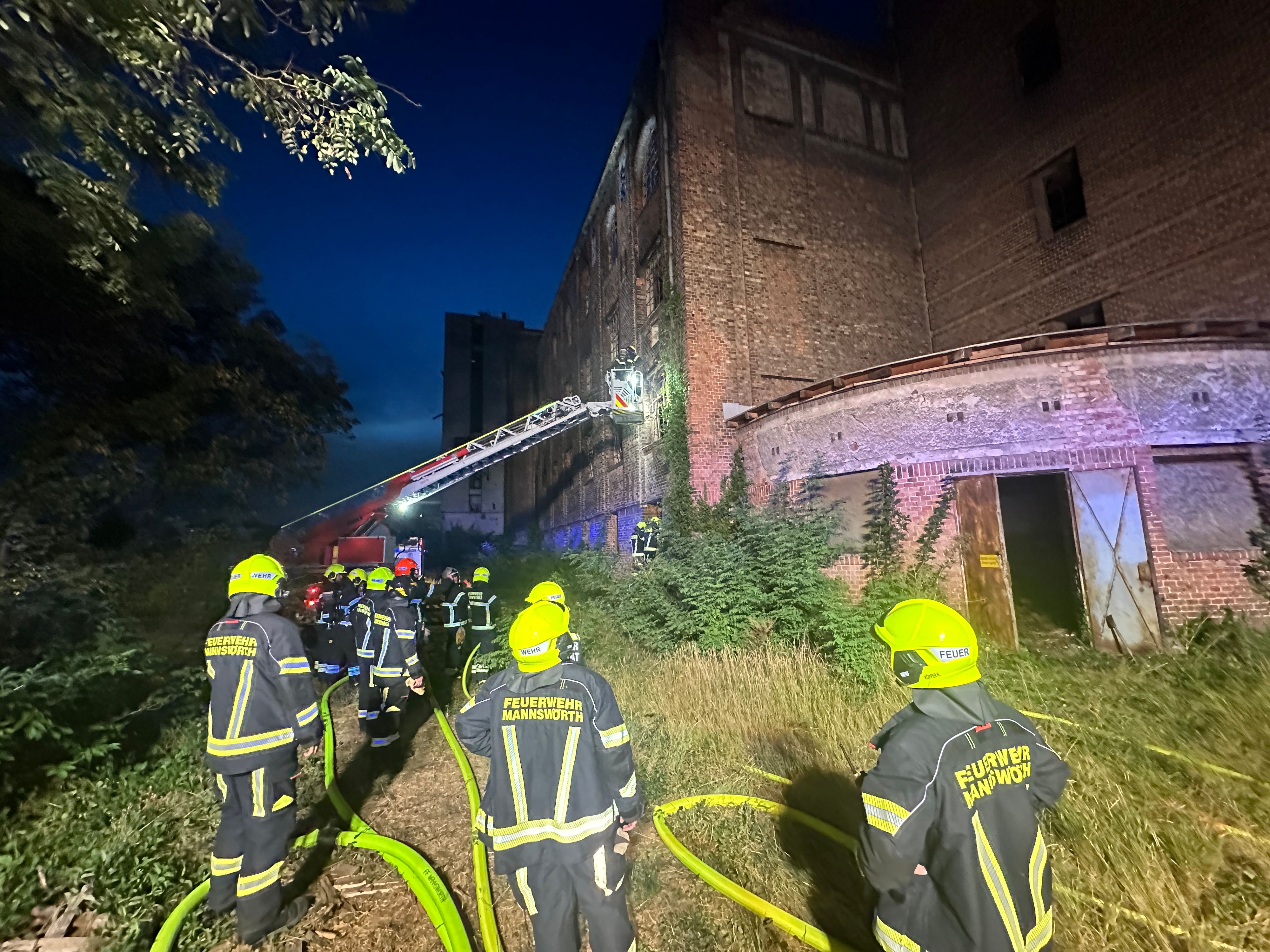 Wieder Brand in den ehemaligen Hammerbrotwerken