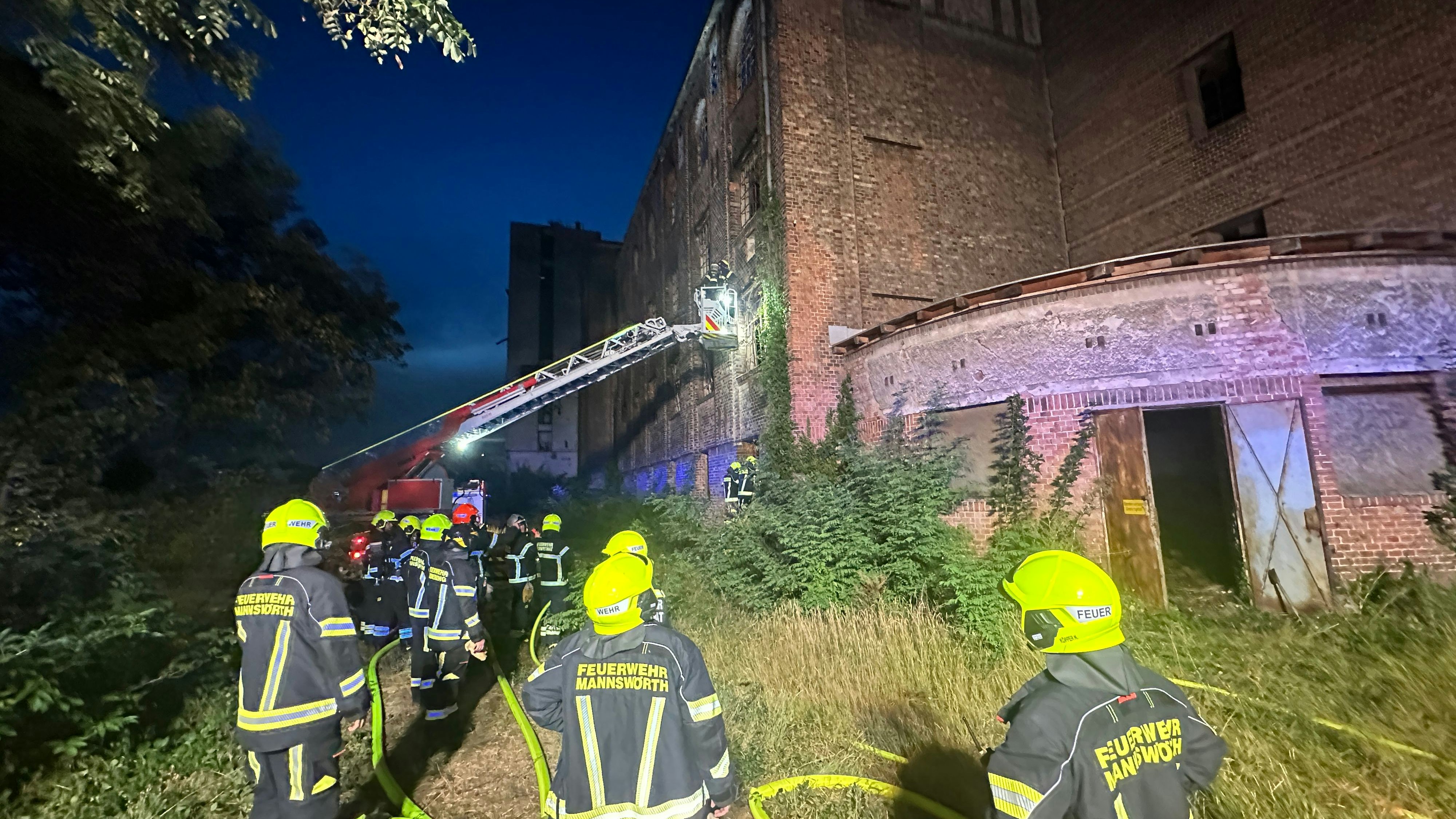 Wieder Brand in den ehemaligen Hammerbrotwerken