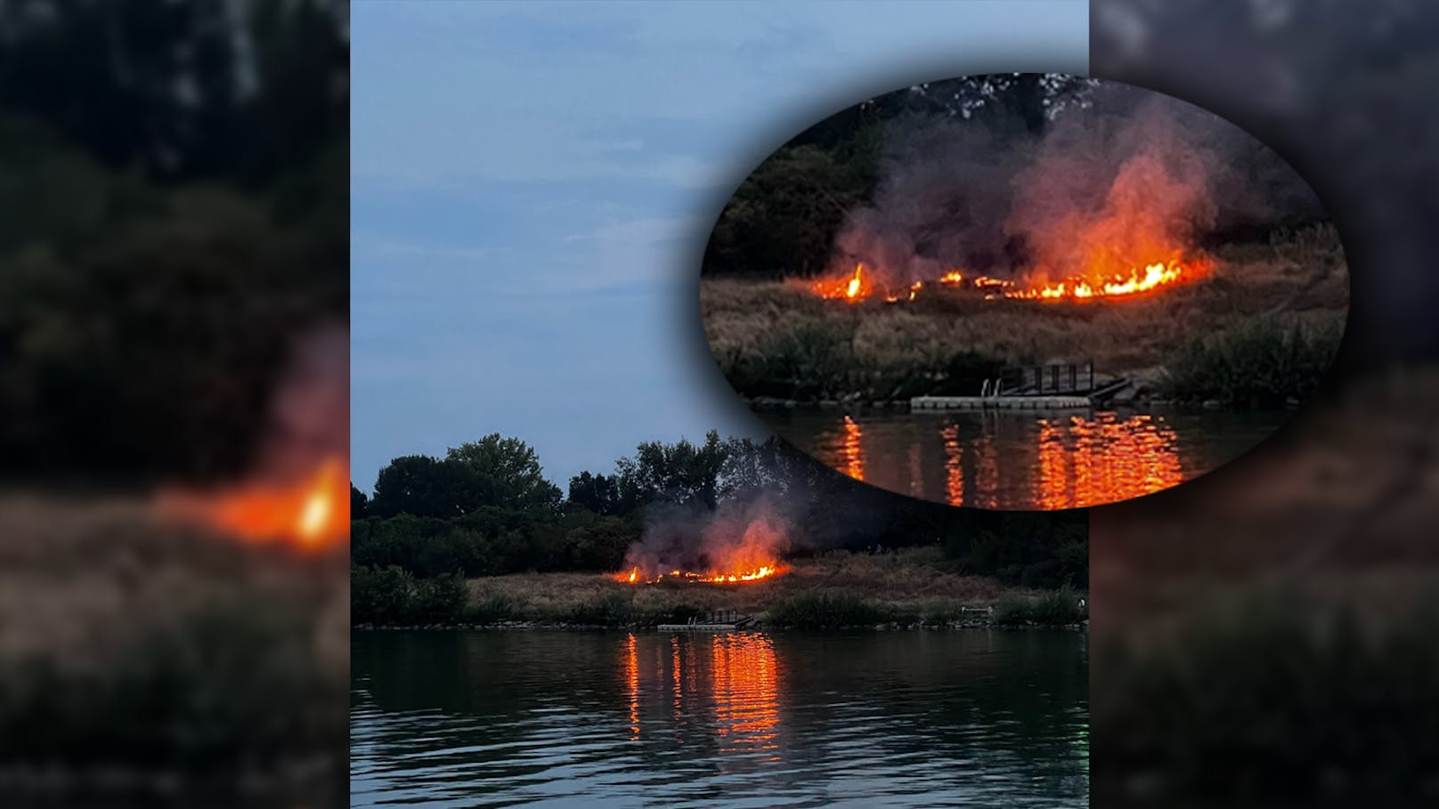 Brand auf Donauinsel – Feuerwehr richtet Appell an ALLE