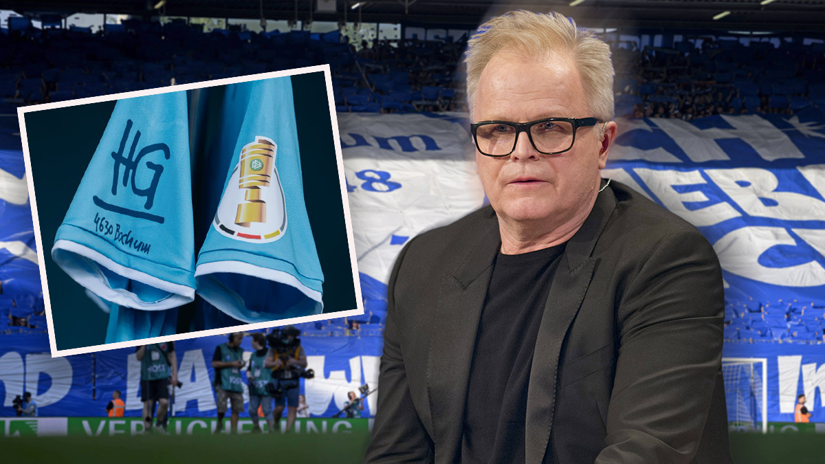 Herbert Grönemeyer wirbt auf den Bochum-Trikots.