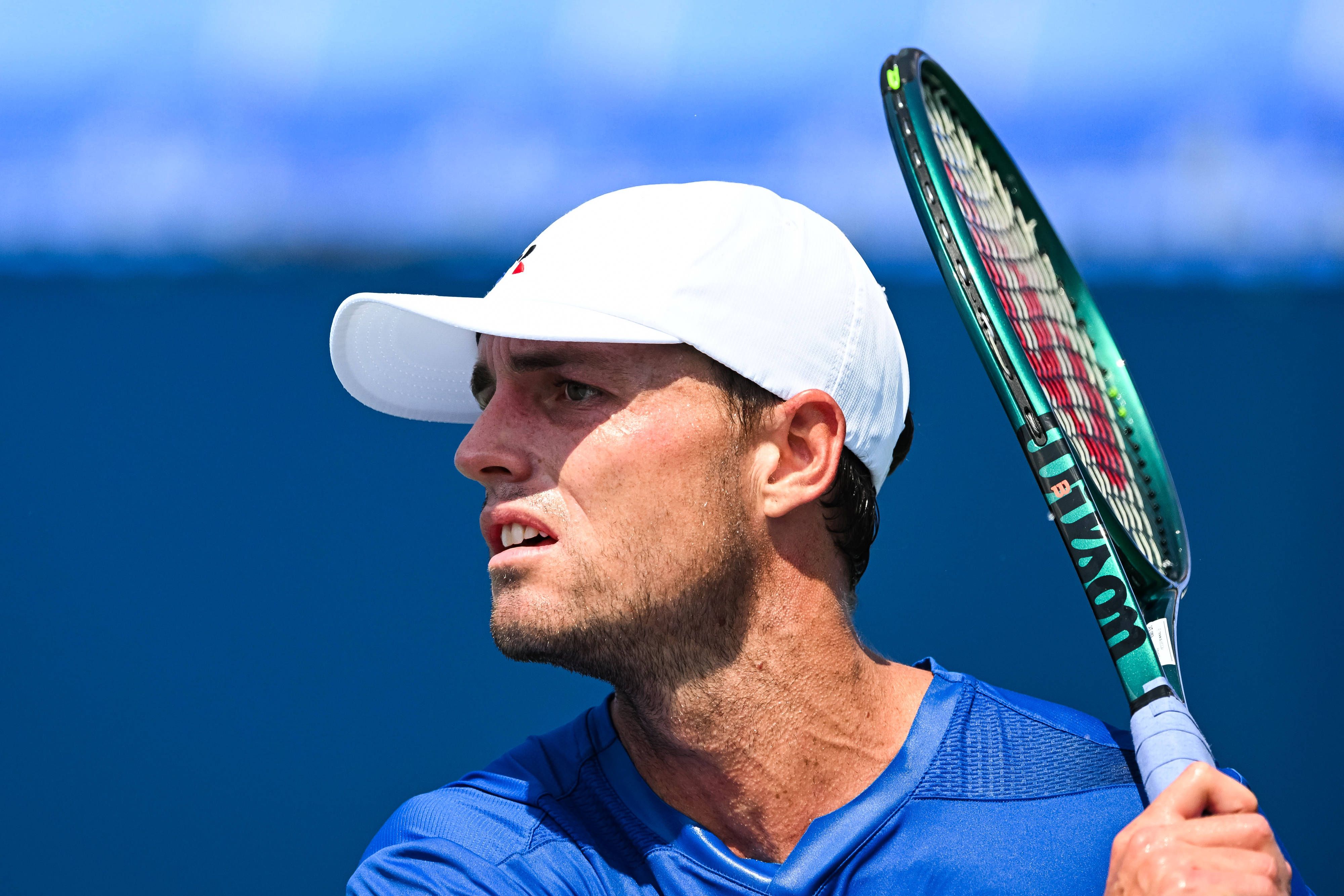 Yoshihito Nishioka, Tennis-Star aus Japan, hat völlig die Beherrschung verloren. 