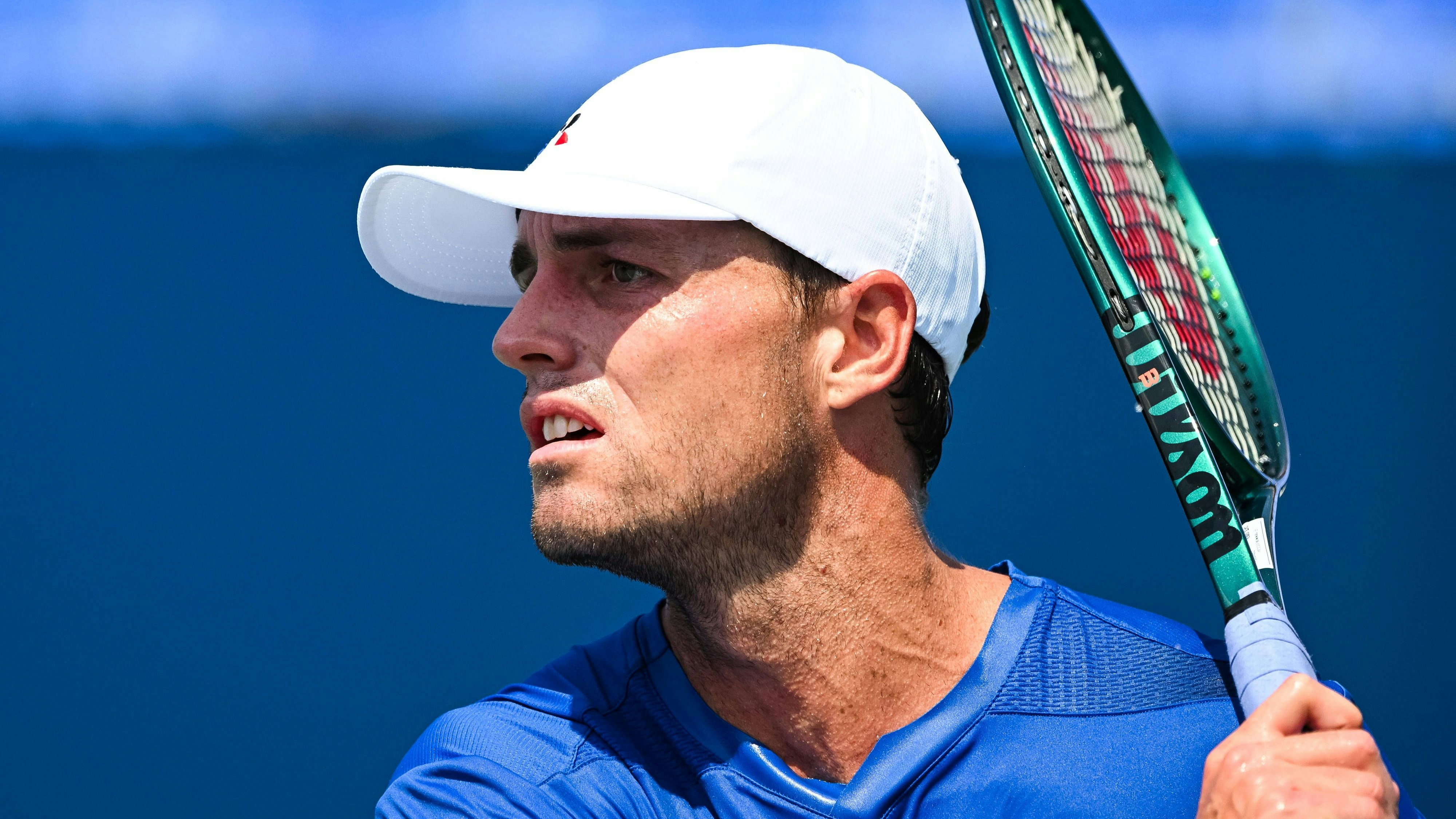 Yoshihito Nishioka, Tennis-Star aus Japan, hat völlig die Beherrschung verloren. 