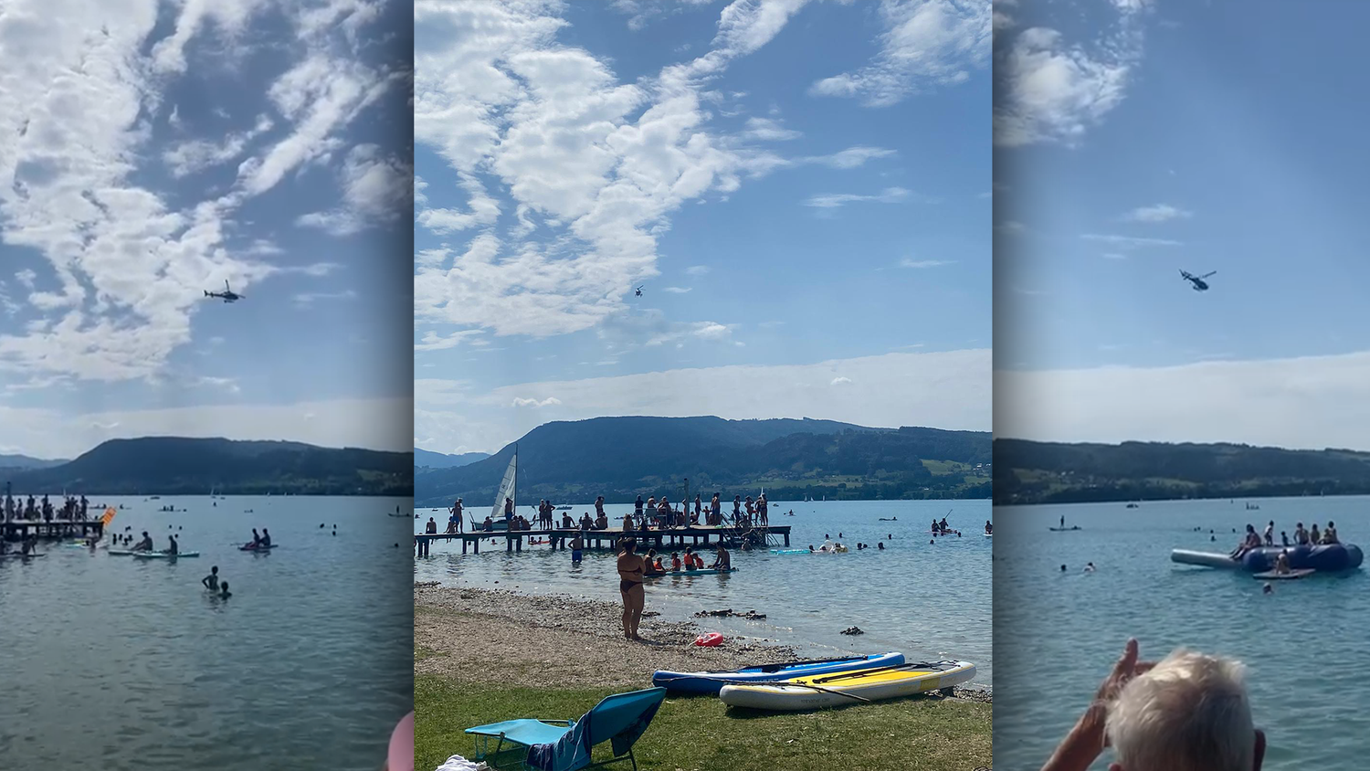 Großeinsatz am Attersee. 