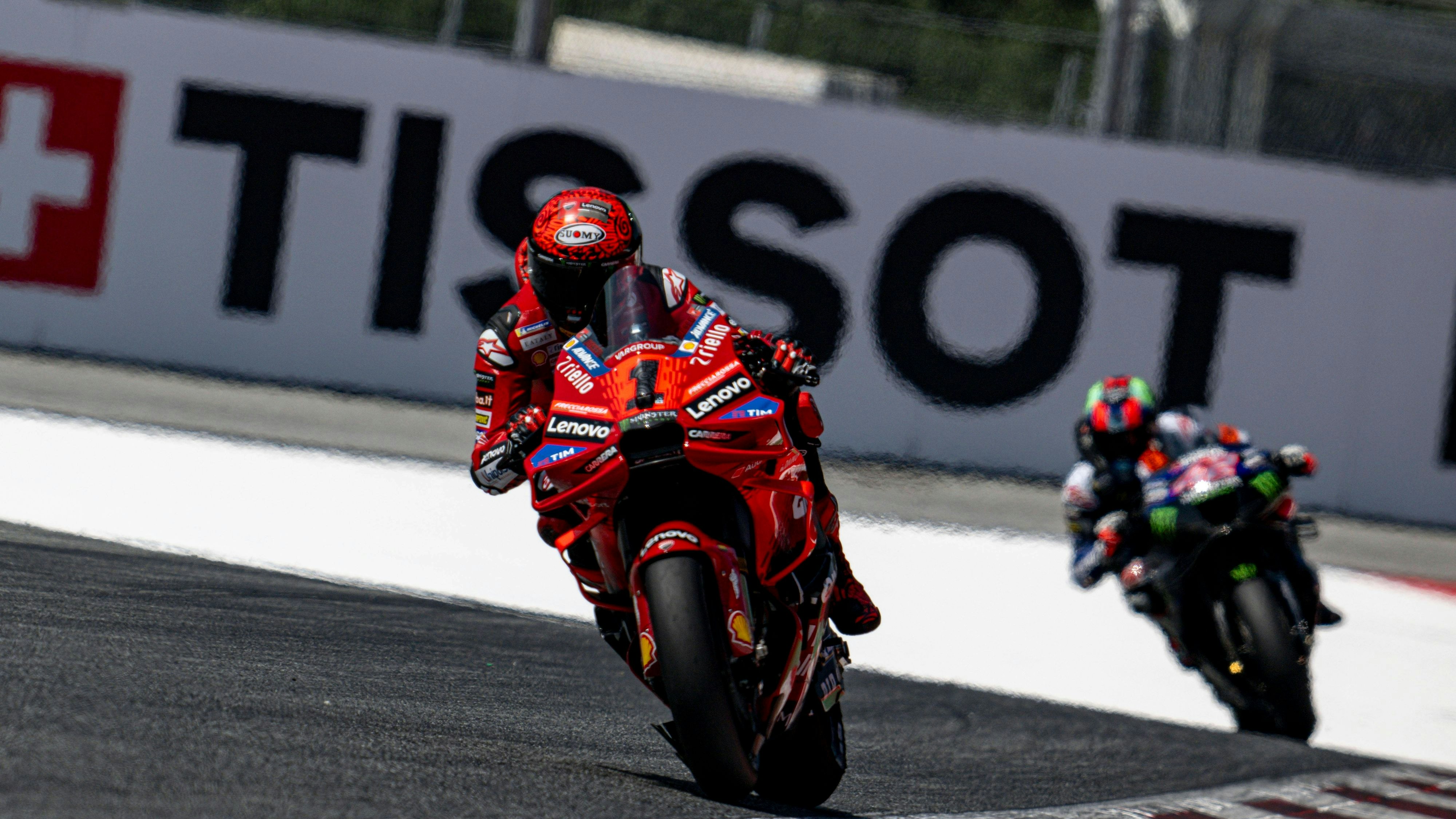 Weltmeister Francesco Bagnaia gewinnt den Sprint von Spielberg. 