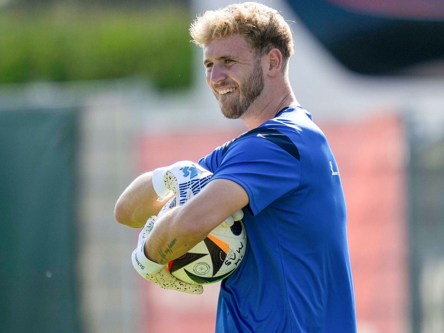 Blau-Weiß-Schlussmann Nicolas Schmid. 