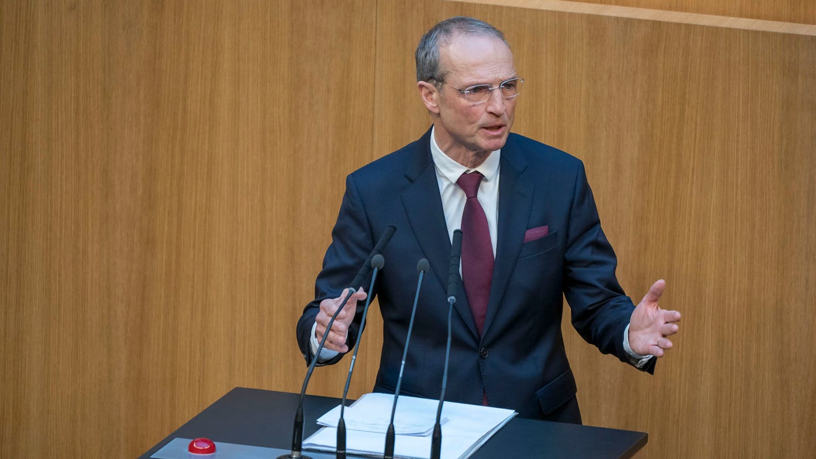 VP-Verfassungssprecher Wolfgang Gerstl im Nationalrat, 2023.