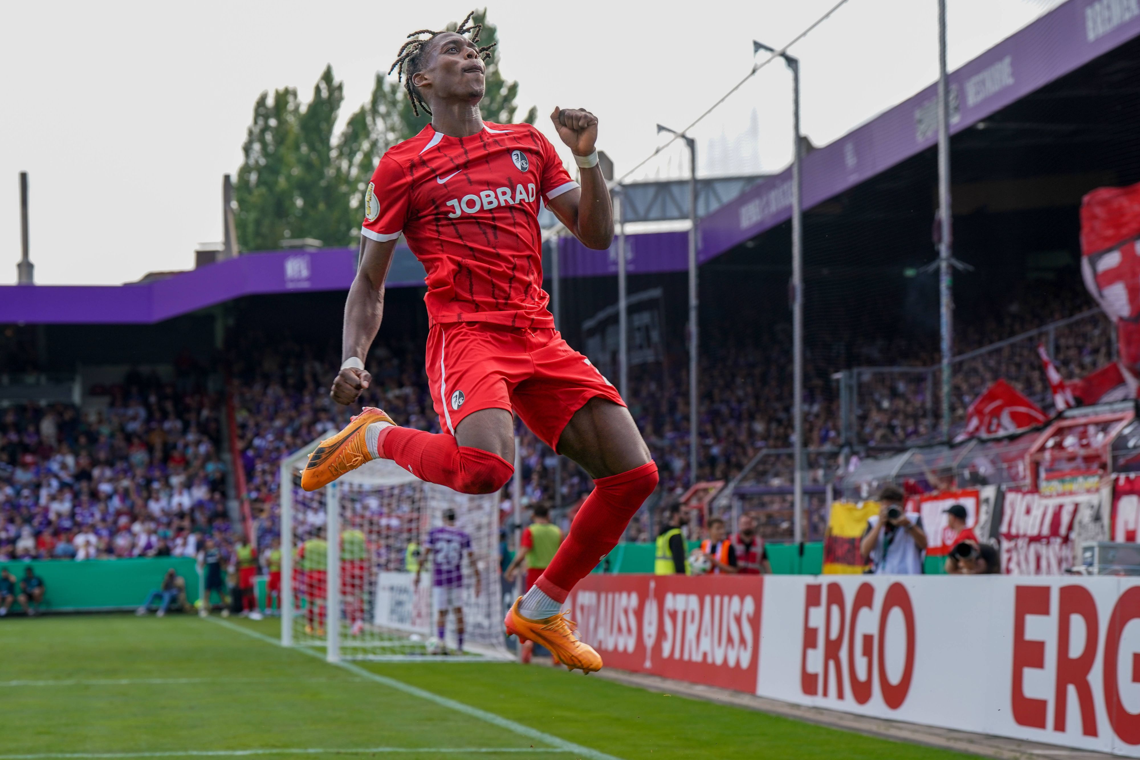 Freiburg-Torjäger Junior Adamu. 