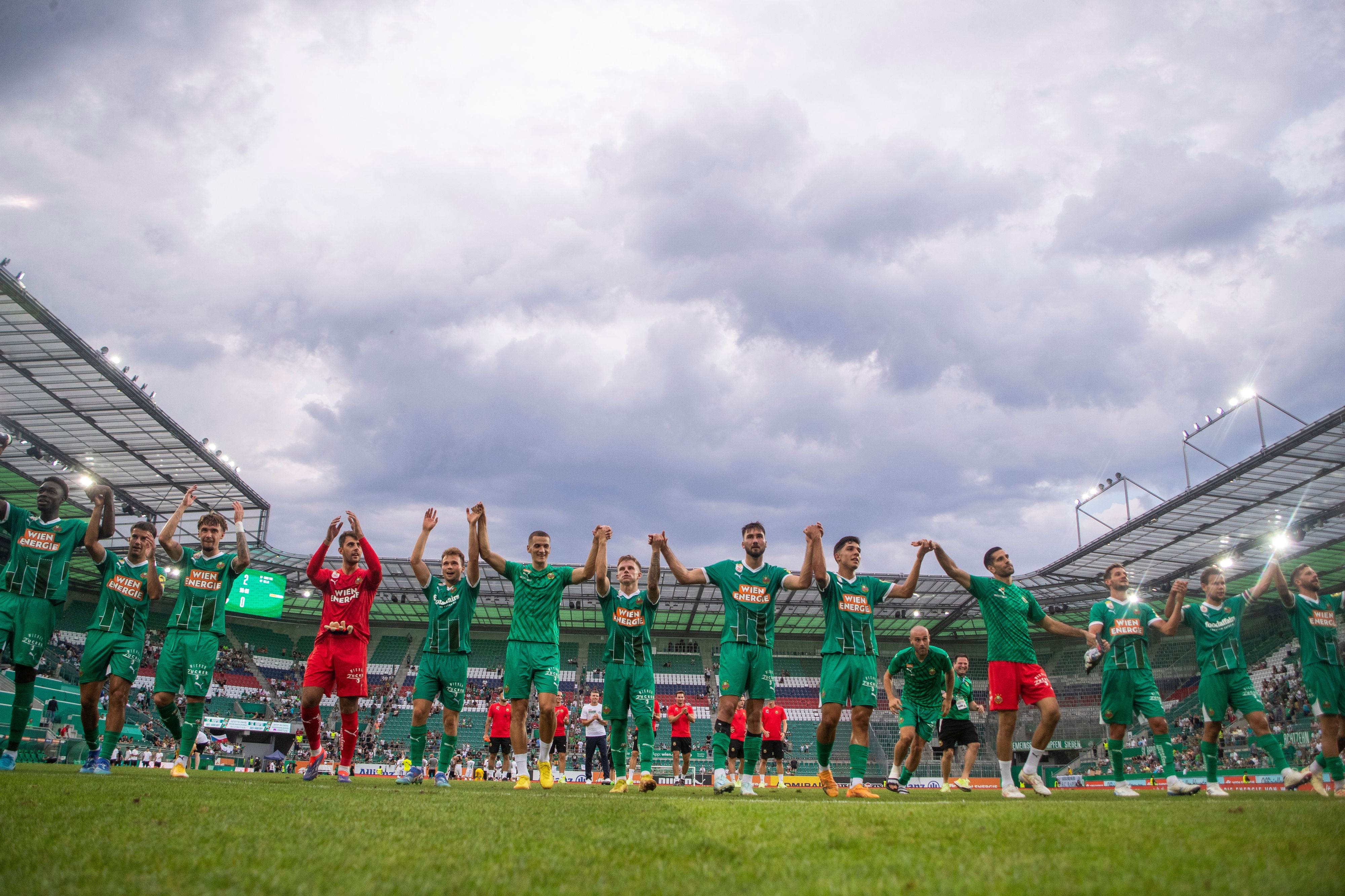 Rapid hat aktuell viel zu feiern.