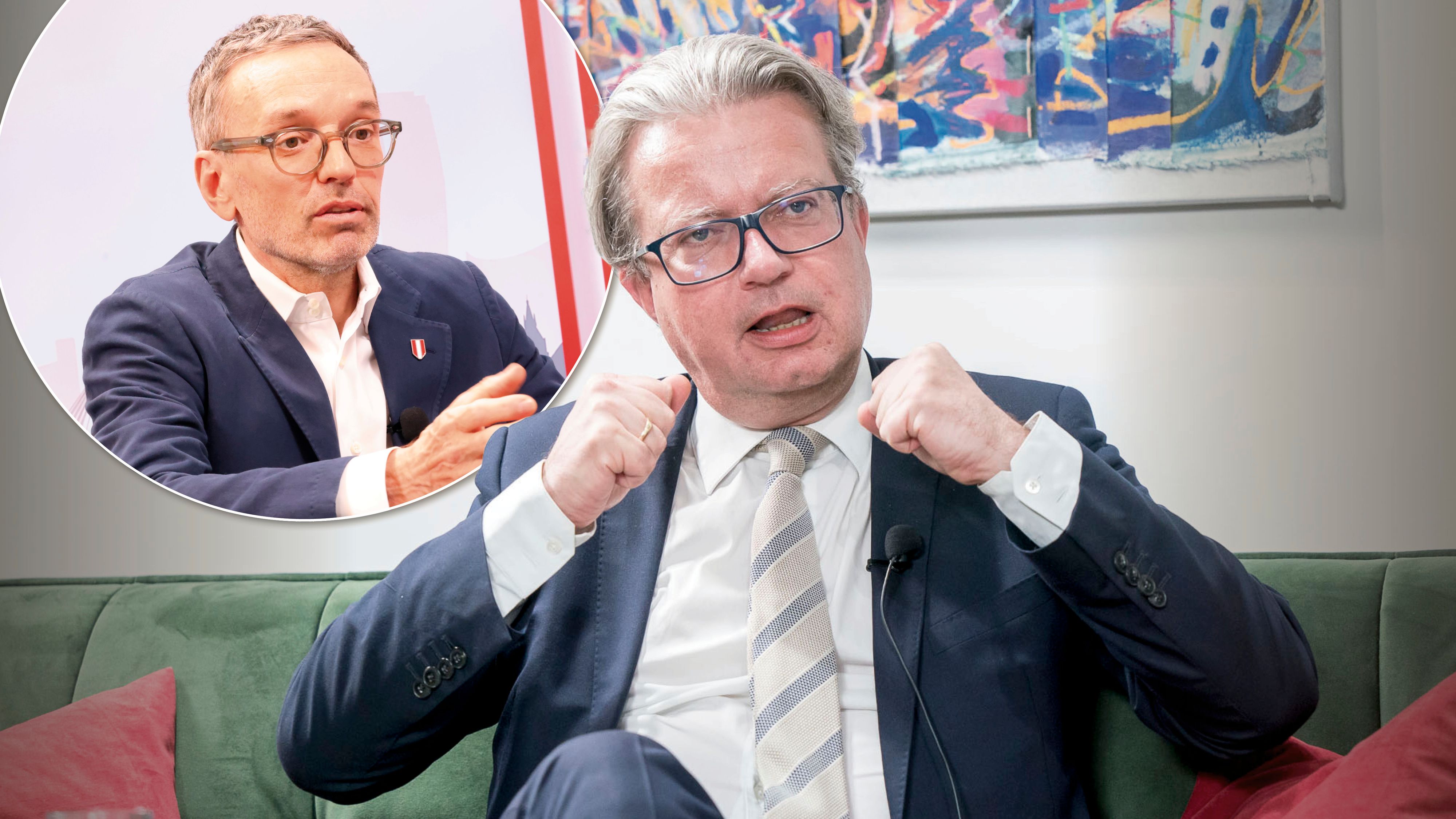 Der steirische Landeshauptmann Christopher Drexler (ÖVP) sieht in FPÖ-Chef Herbert Kickl eine 